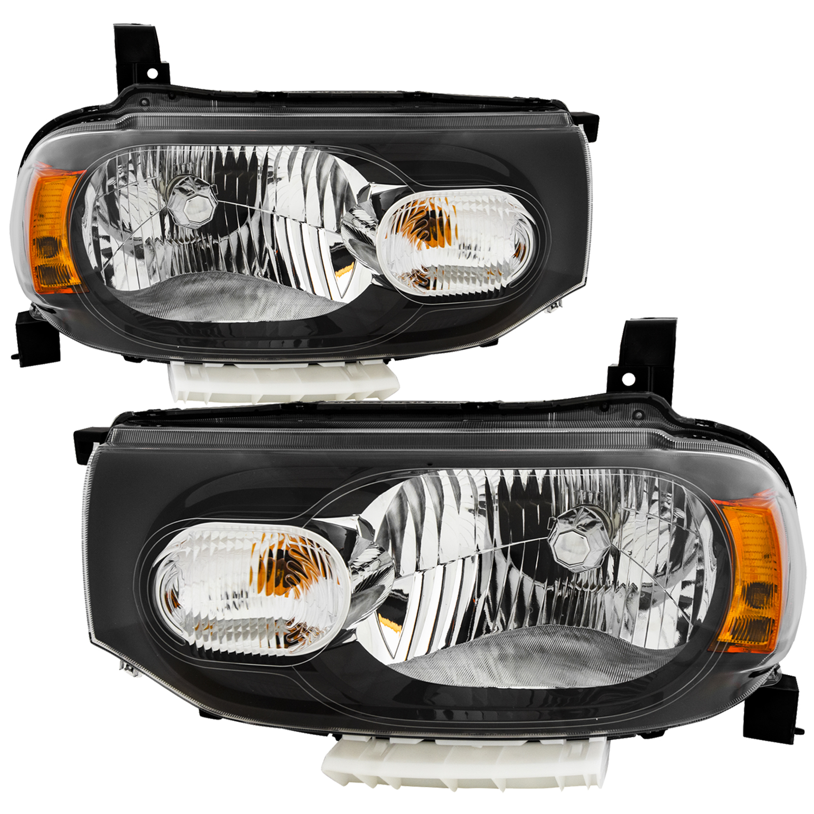 Headlight Set For 09-14 Nissan Cube; CAPA Certified
