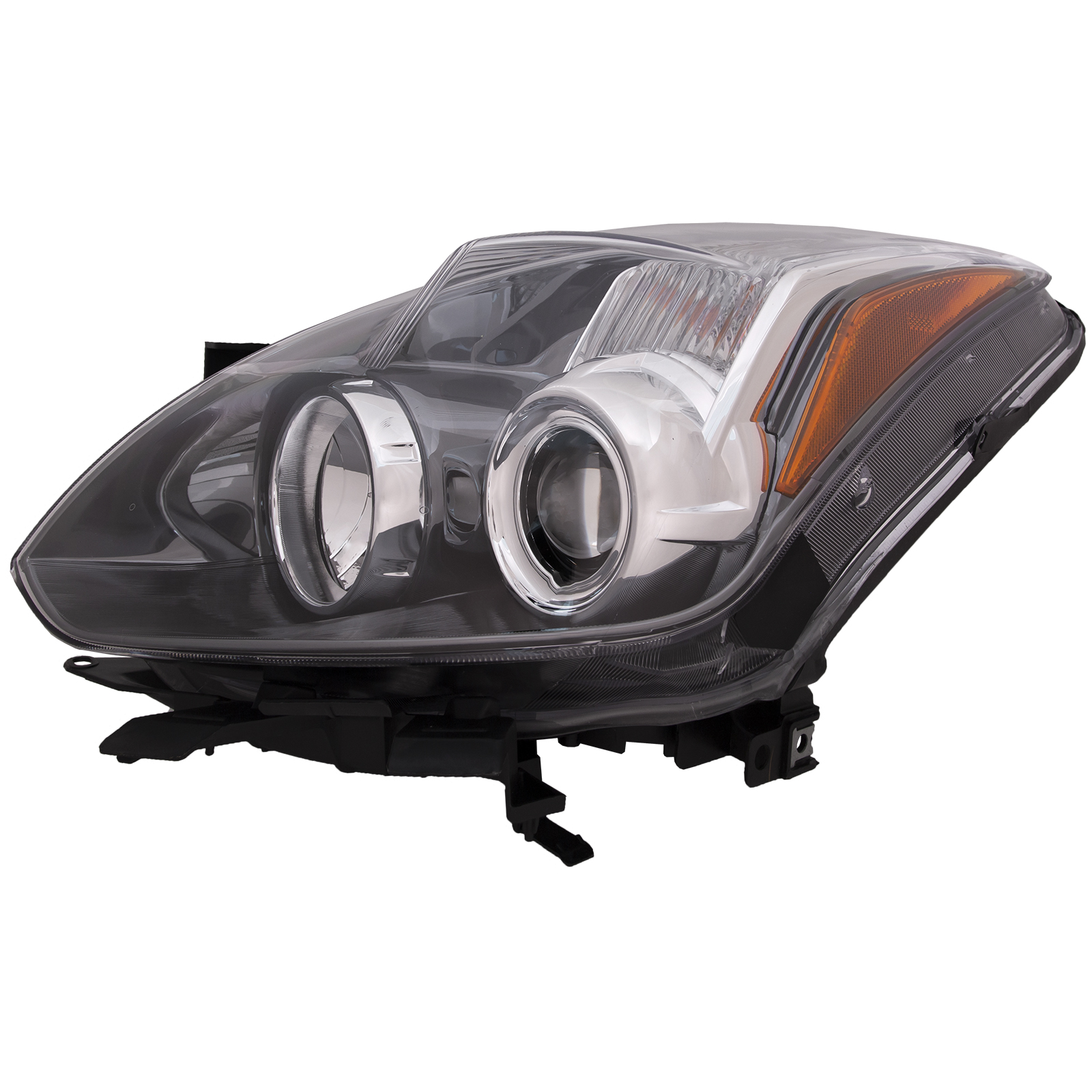Left Driver Side Headlight For 10-13 Nissan Altima; CAPA Certified