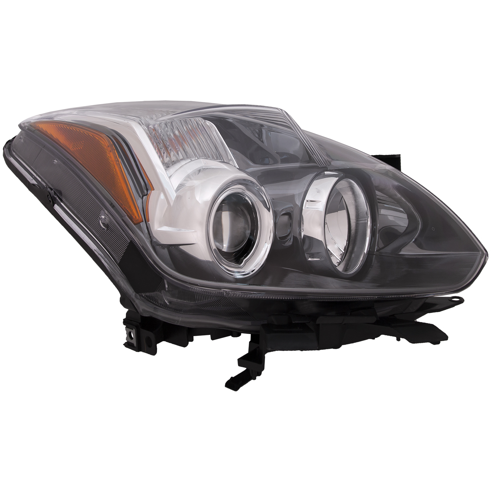 Right Passenger Side Headlight For 10-13 Nissan Altima; CAPA Certified
