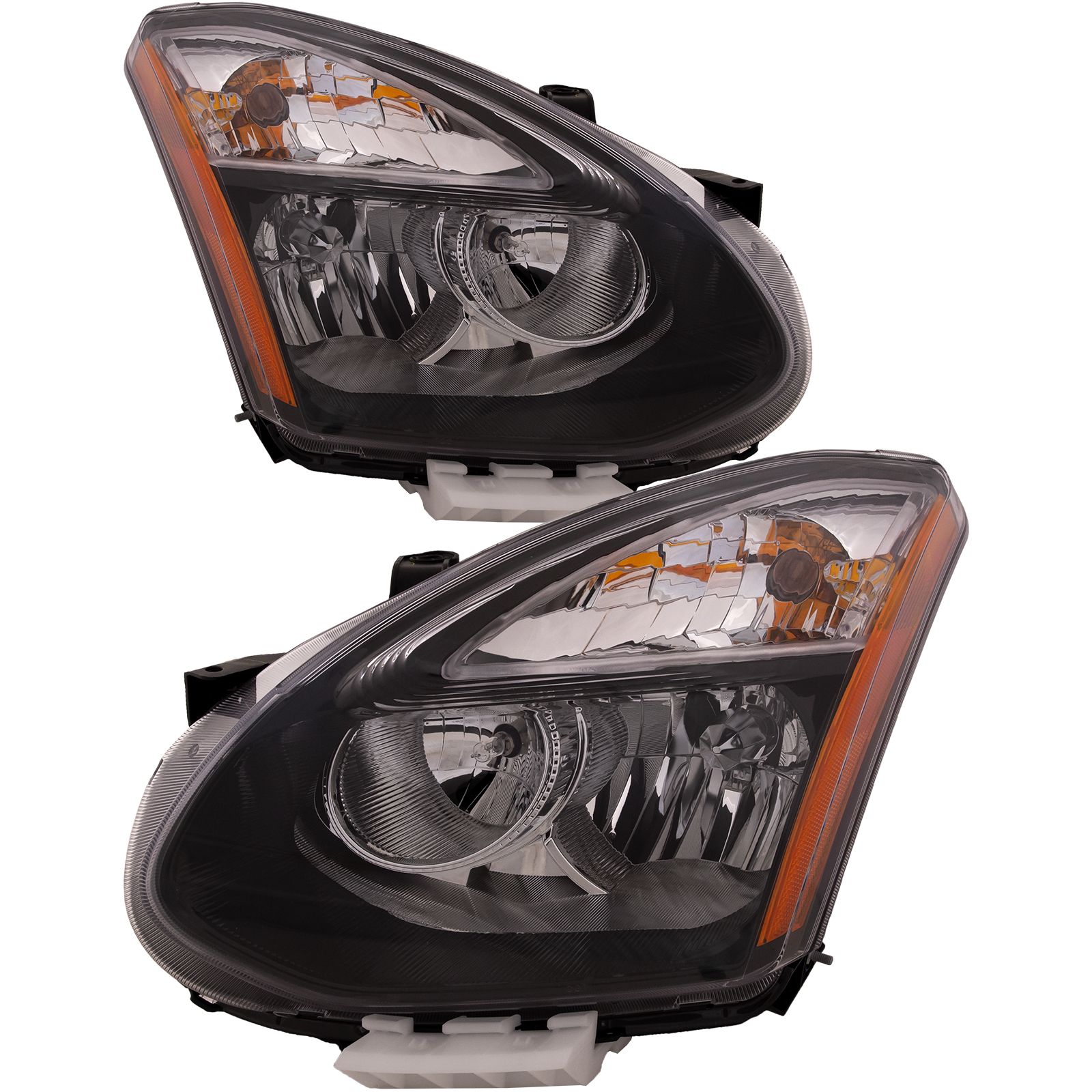 Headlight Set For 14-15 Nissan Rogue Select; CAPA Certified