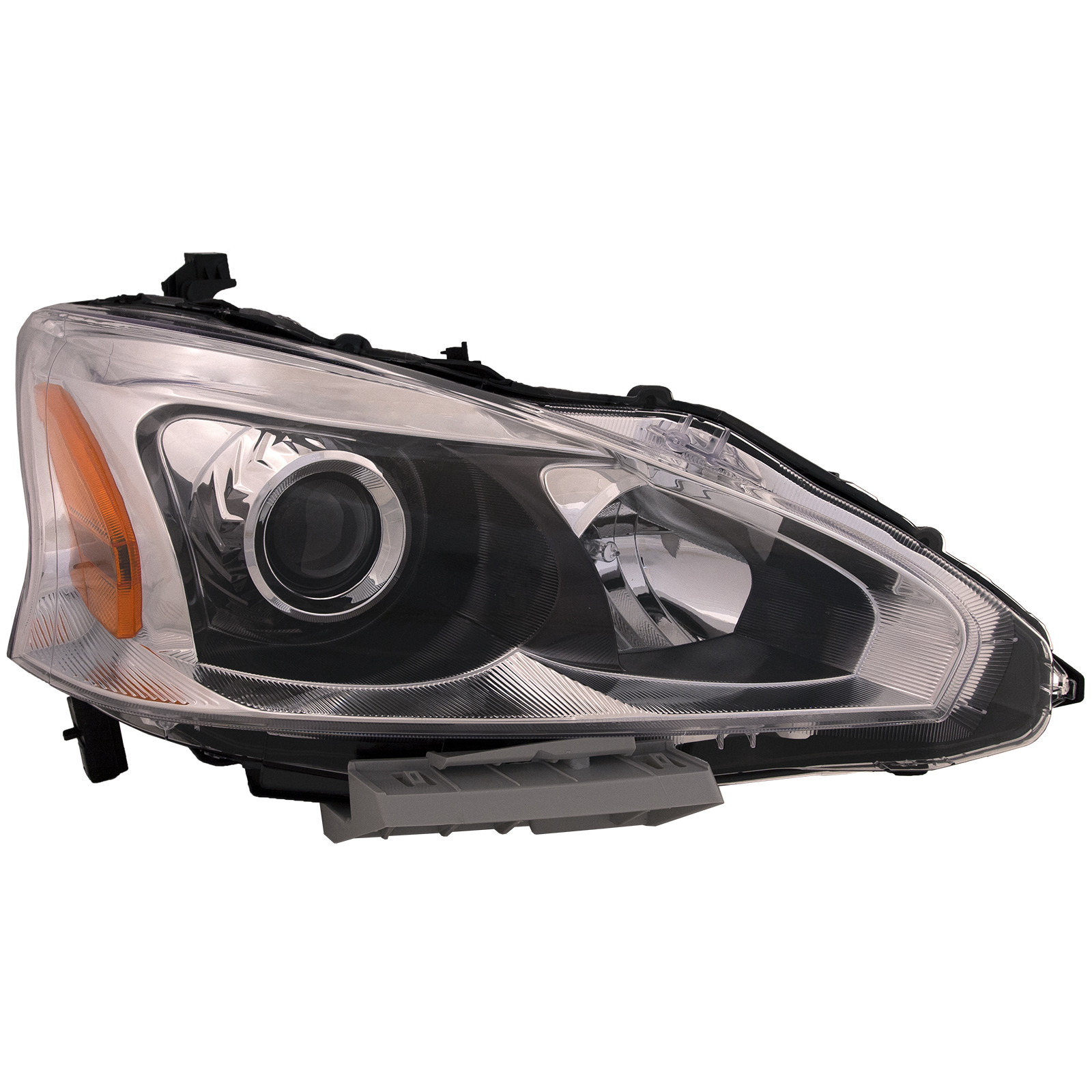 Right Passenger Side Headlight For 13-15 Nissan Altima; CAPA Certified