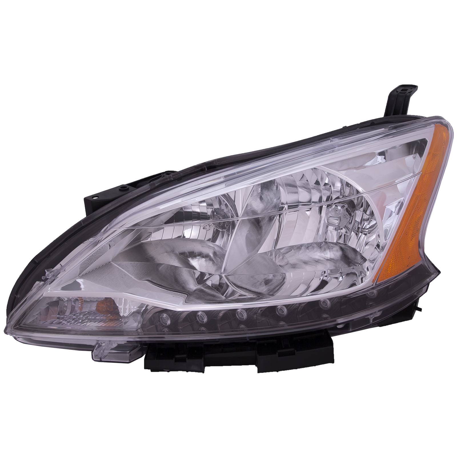Left Driver Side Headlight For 13-15 Nissan Sentra; CAPA Certified