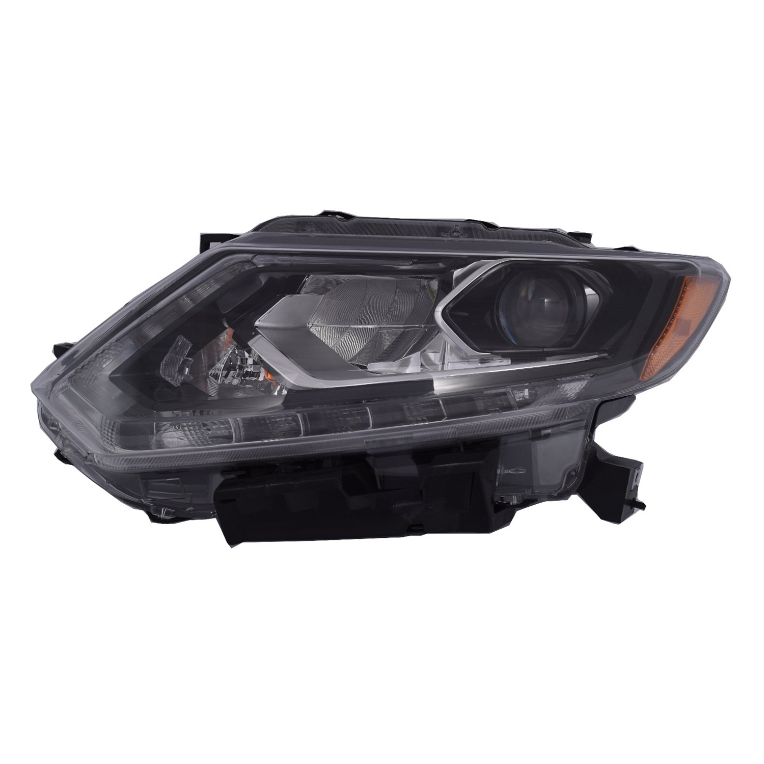 Left Driver Side Headlight For 15-16 Nissan Rogue; CAPA Certified