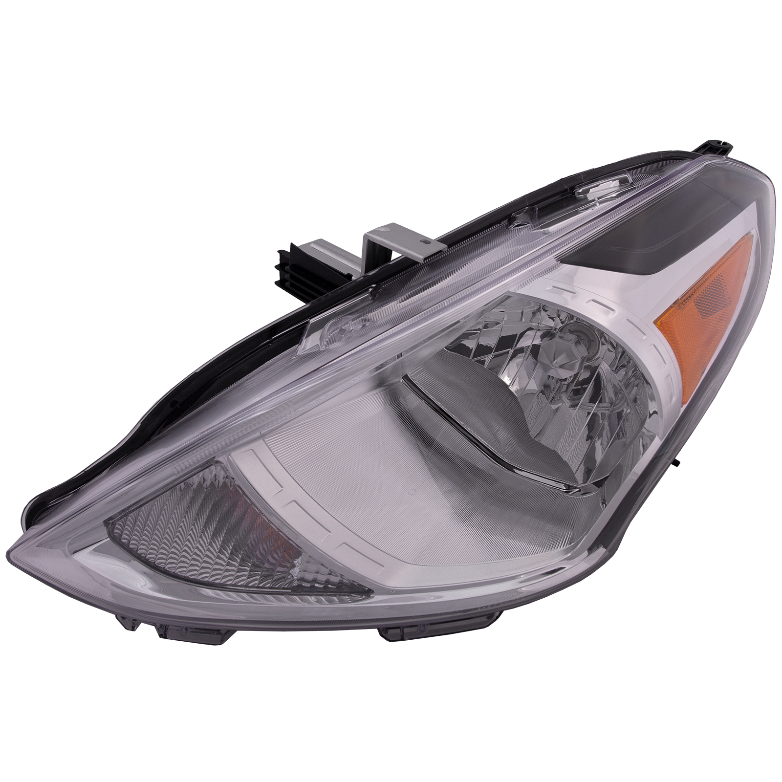 Left Driver Side Headlight For 15-19 Nissan Versa; CAPA Certified