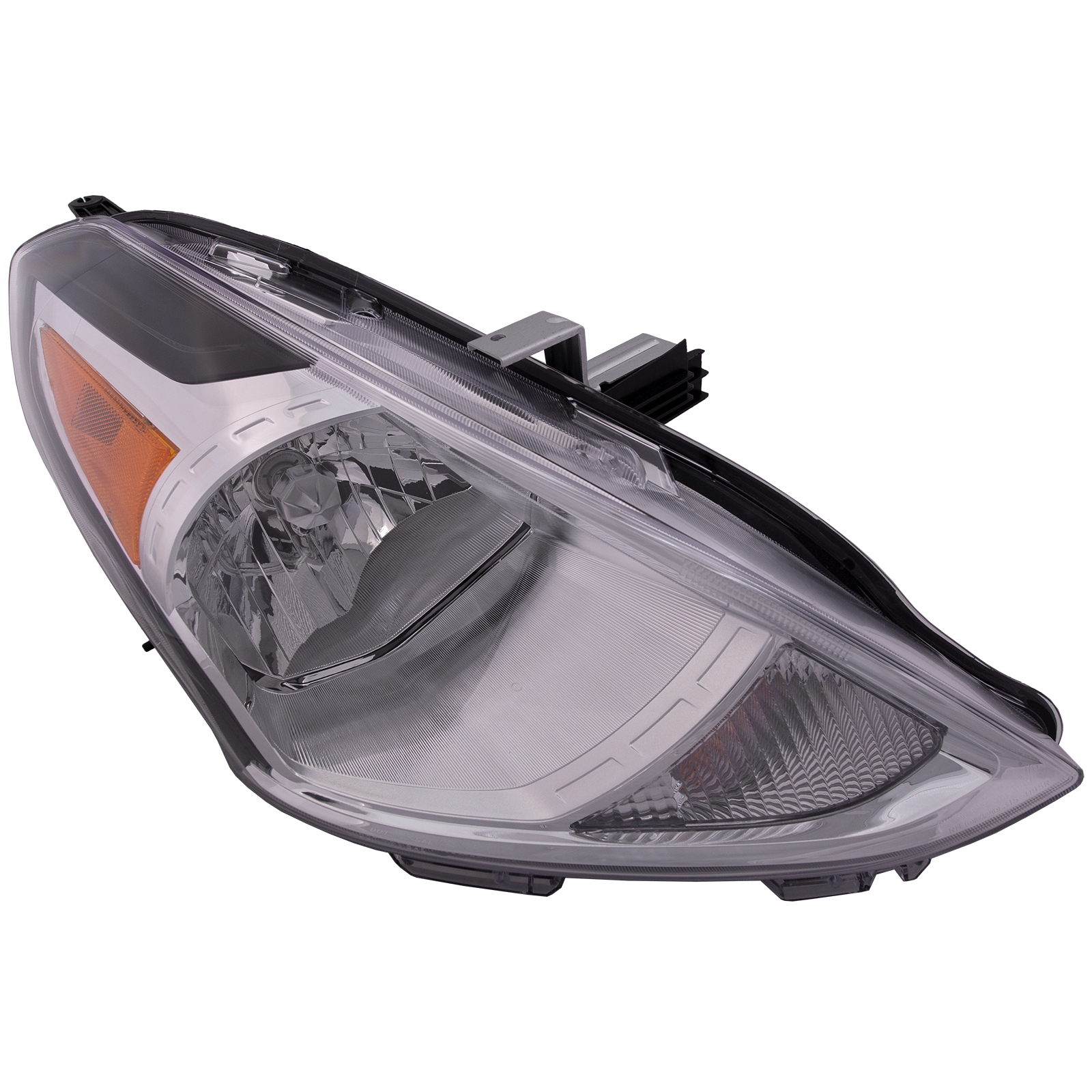 Right Passenger Side Headlight For 15-19 Nissan Versa; CAPA Certified