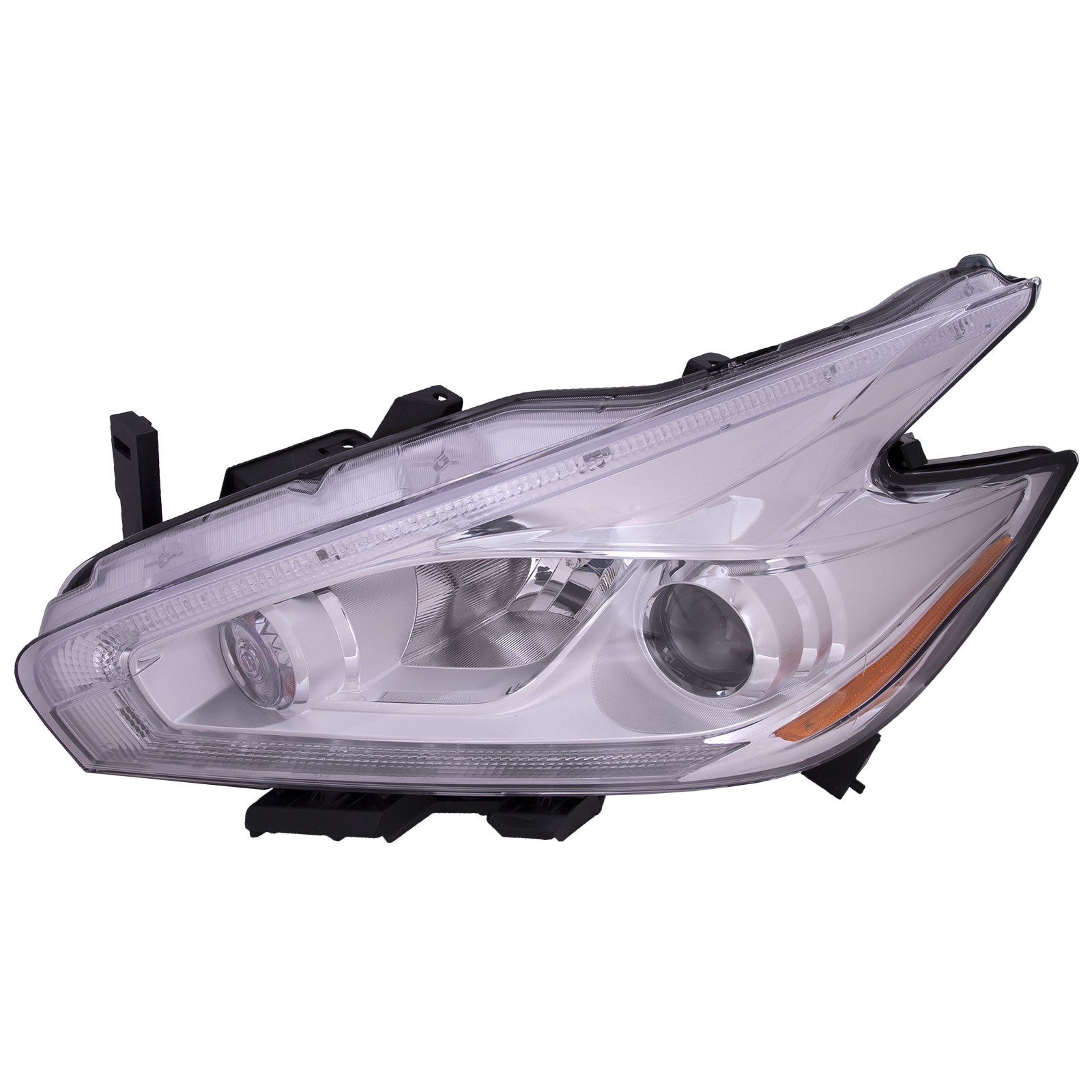 Left Driver Side Headlight For 16-18 Nissan Murano; CAPA Certified