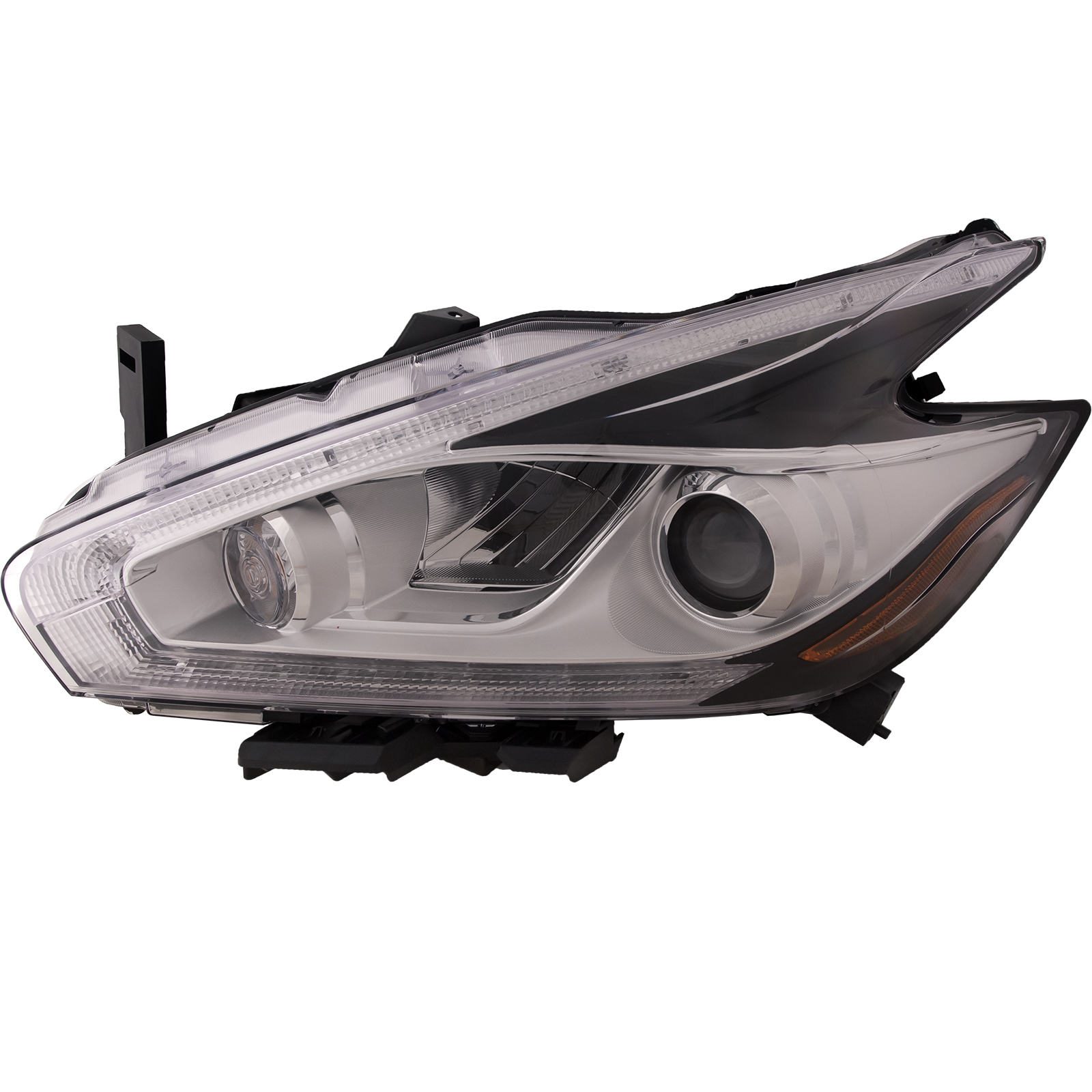 Left Driver Side Headlight For 15-18 Nissan Murano; CAPA Certified