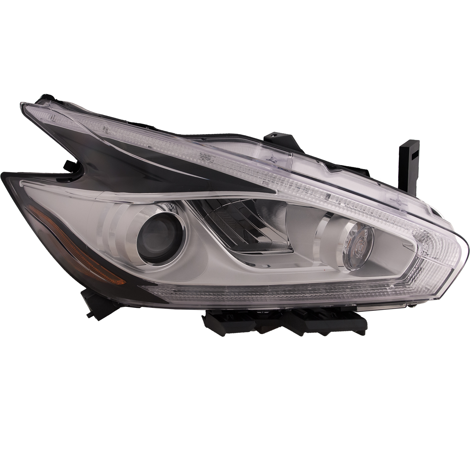 Right Passenger Side Headlight For 15-18 Nissan Murano; CAPA Certified