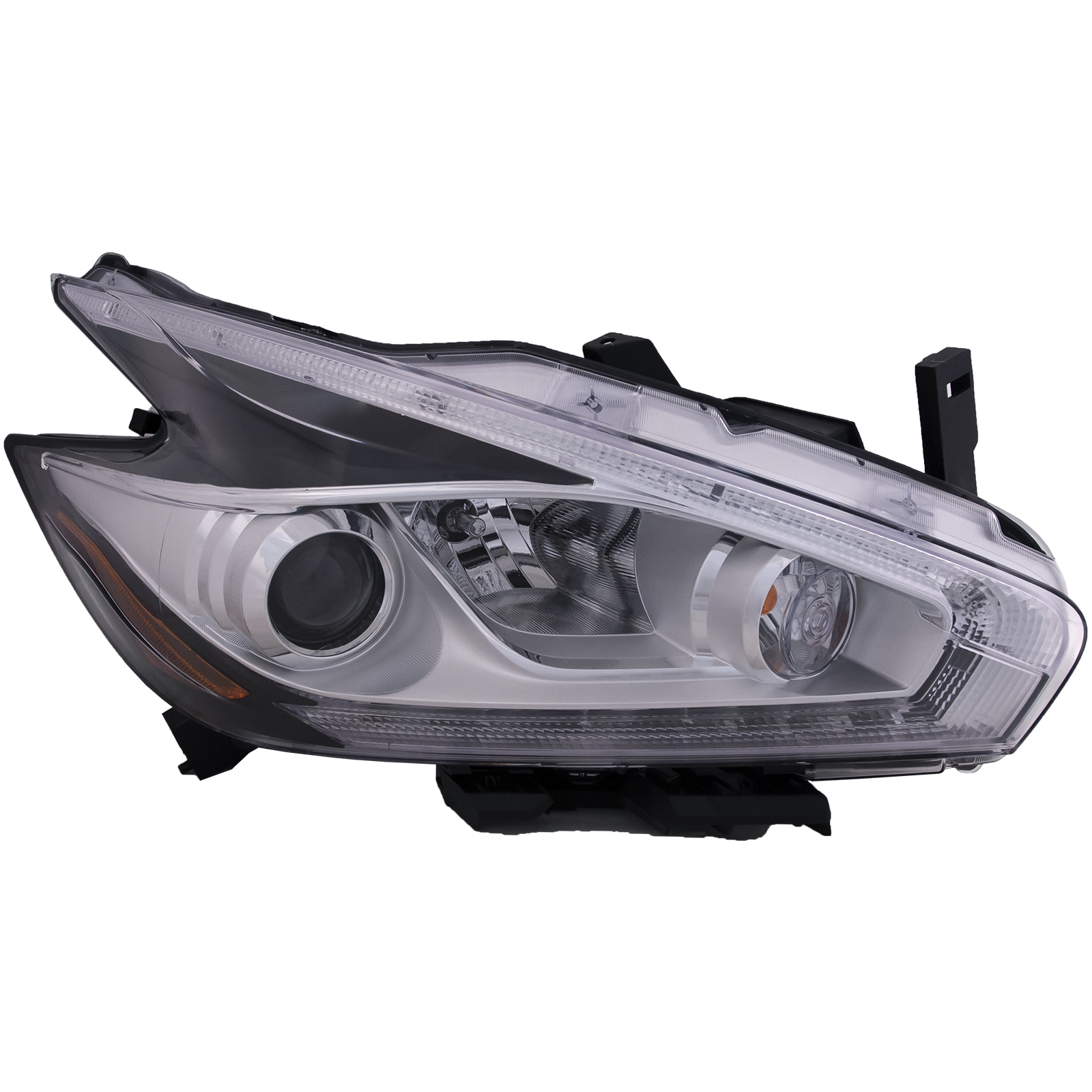 Right Passenger Side Headlight For 15-16 Nissan Murano; CAPA Certified