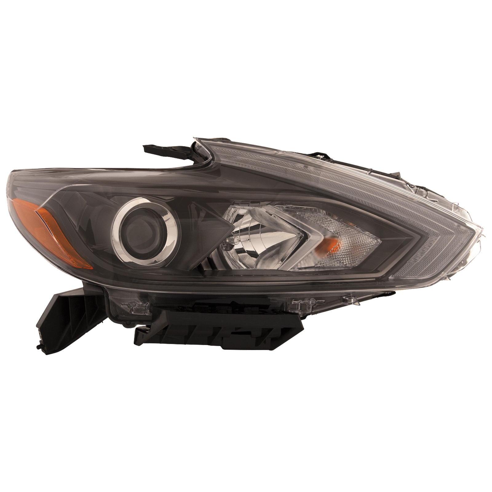 Right Passenger Side Headlight For 16-18 Nissan Altima; CAPA Certified