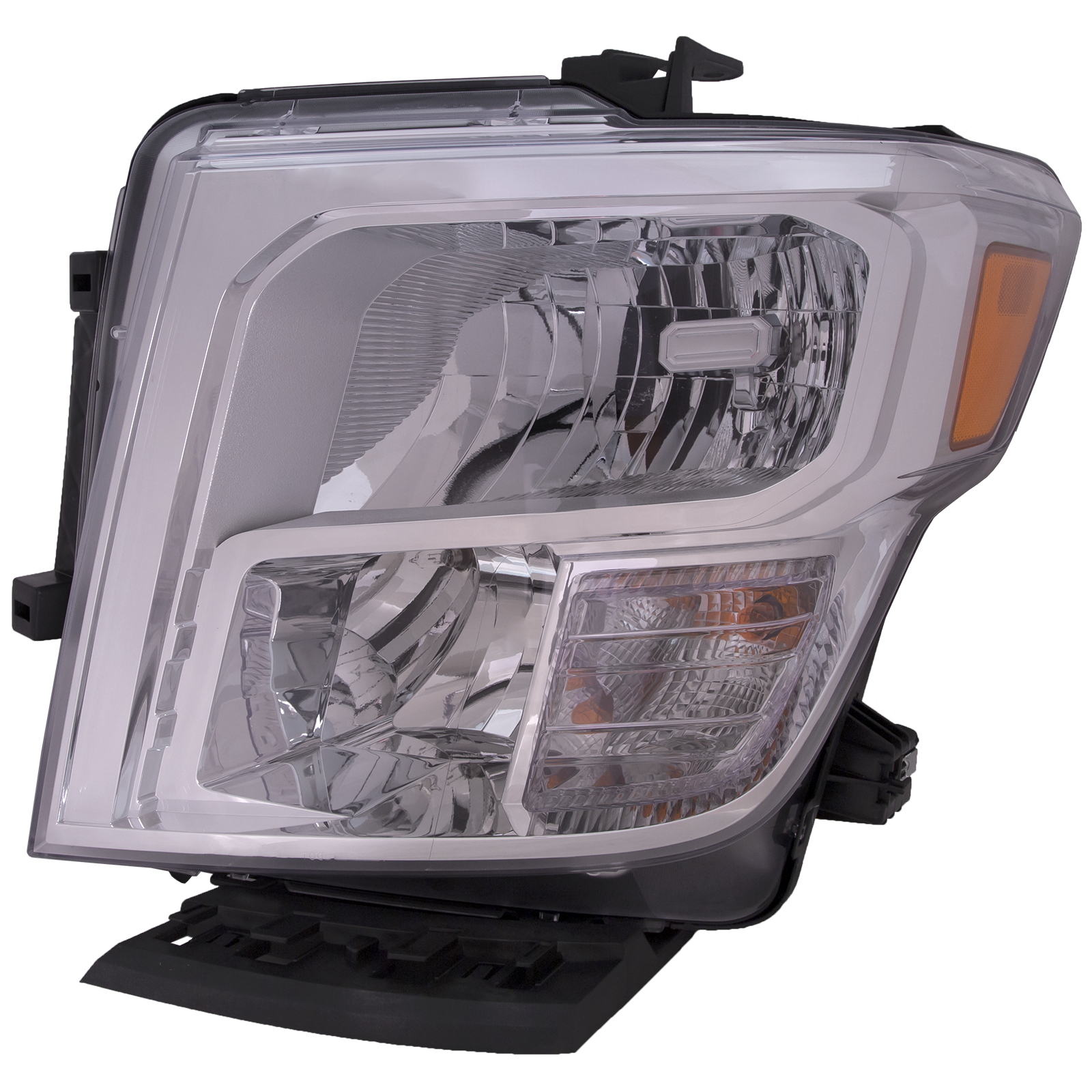 Left Driver Side Headlight For 17-23 Nissan Titan, 16-23 Nissan Titan XD; CAPA Certified