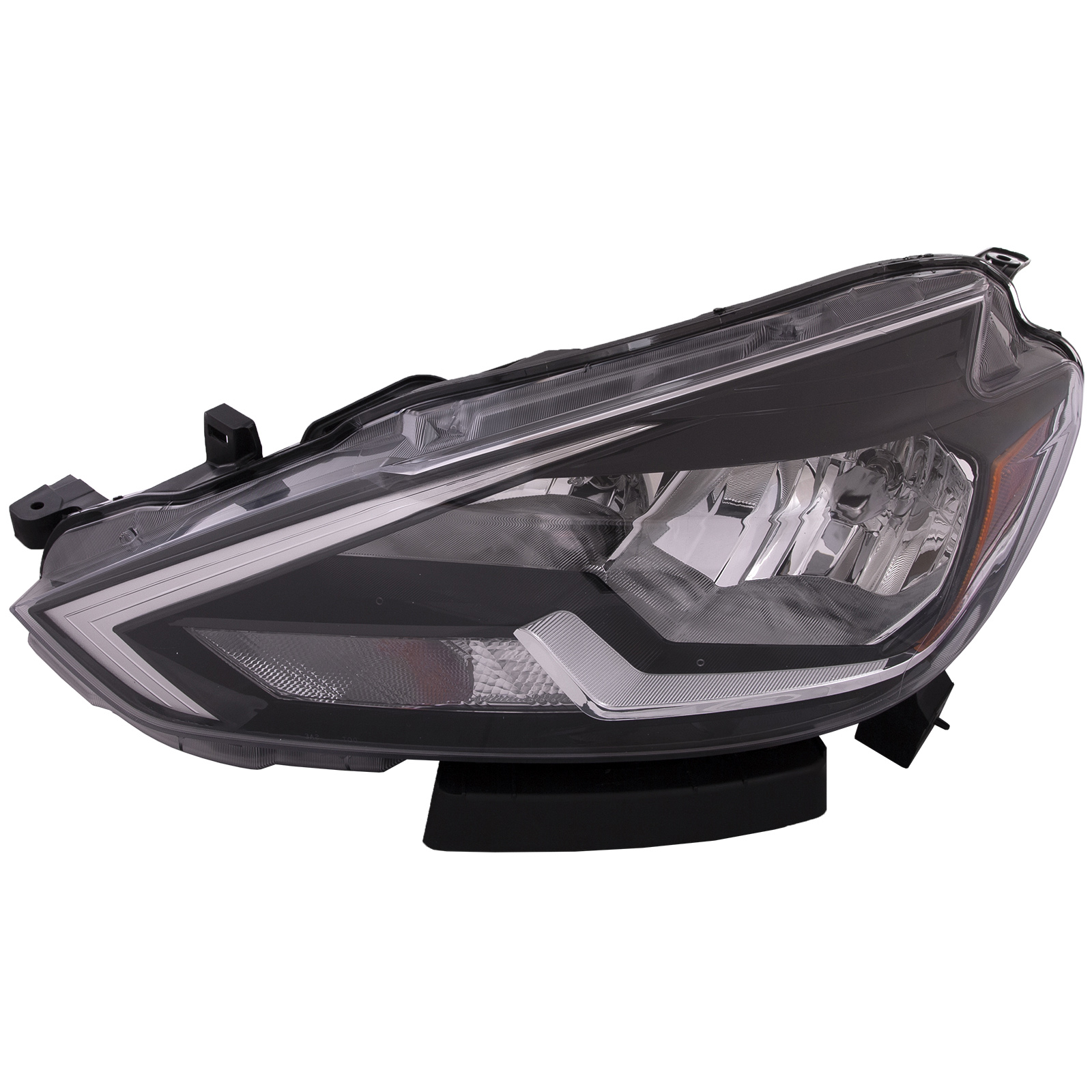 Left Driver Side Headlight For 16-19 Nissan Sentra; CAPA Certified