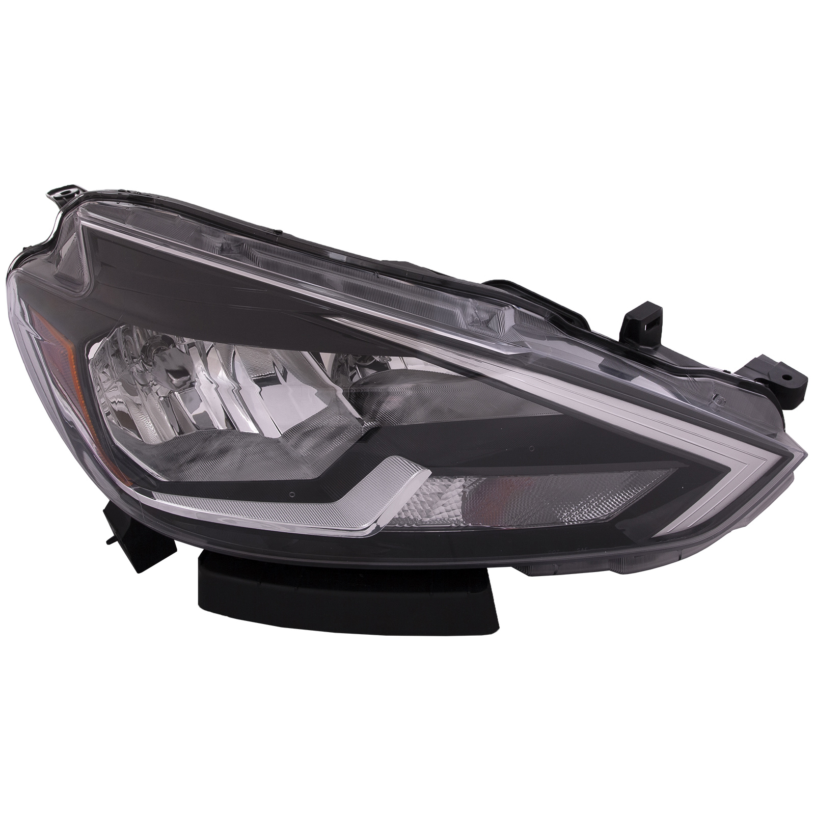 Right Passenger Side Headlight For 16-19 Nissan Sentra; CAPA Certified