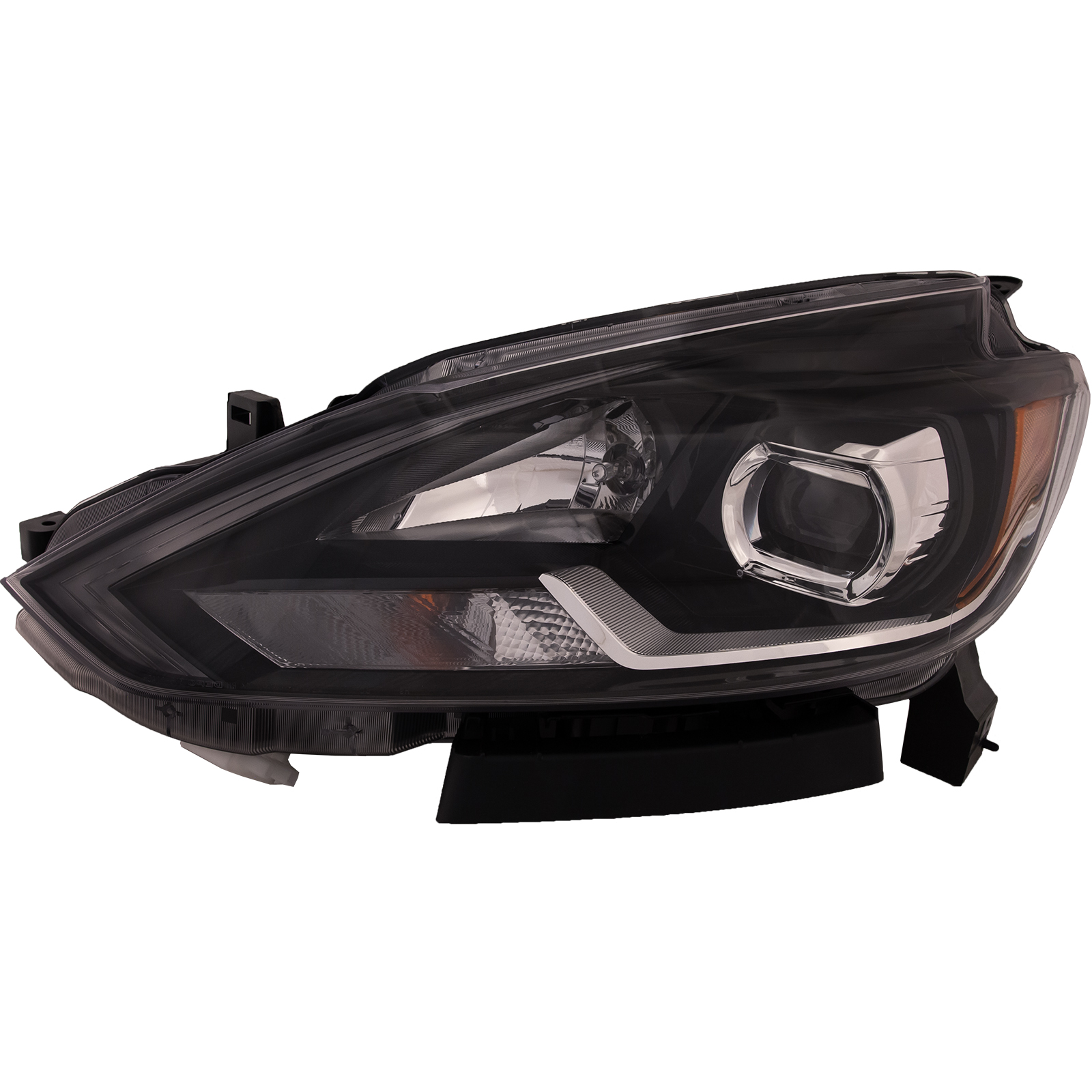 Left Driver Side Headlight For 16-17 Nissan Sentra; CAPA Certified