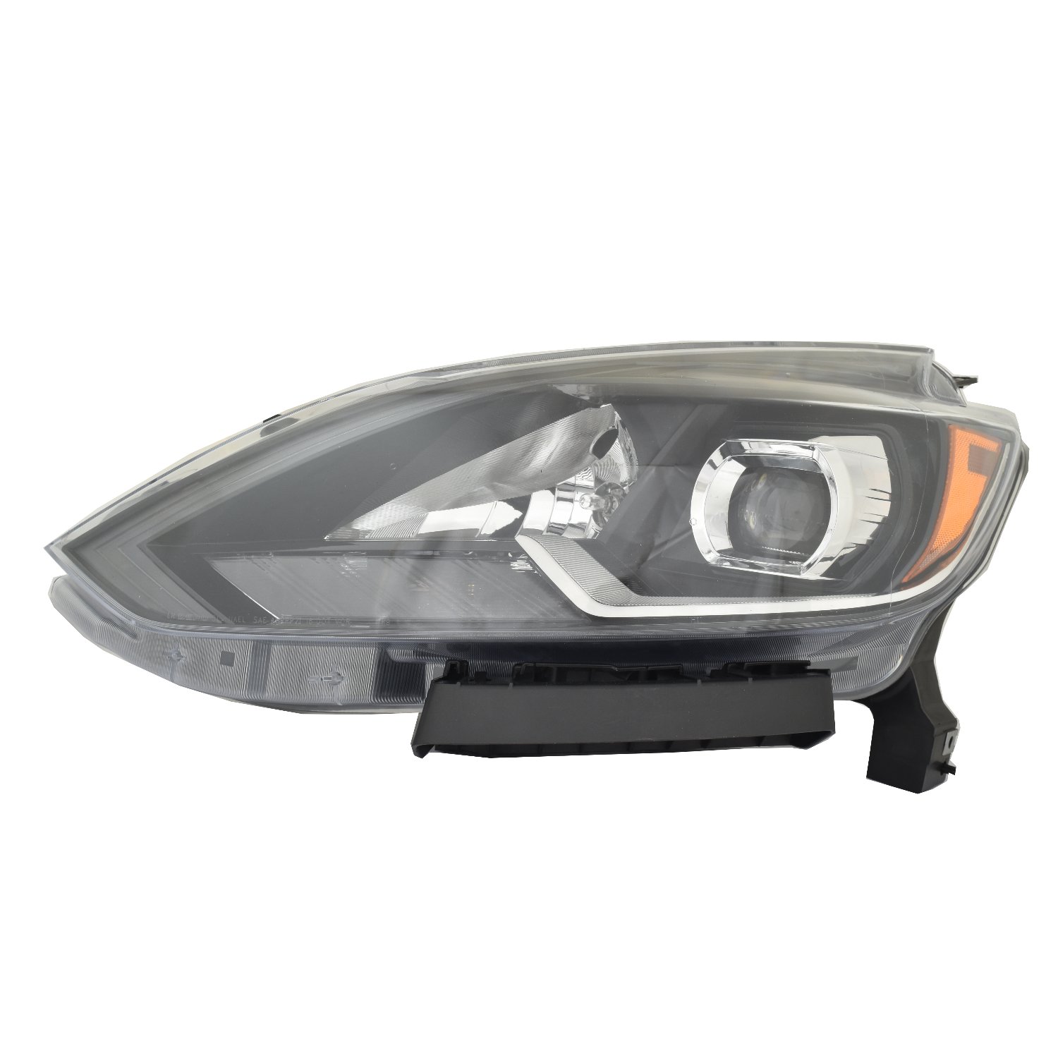 Left Driver Side Headlight For 18-19 Nissan Sentra; CAPA Certified