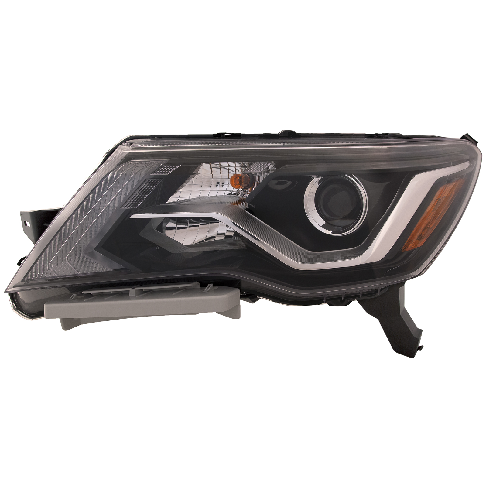 Left Driver Side Headlight For 17-20 Nissan Pathfinder; CAPA Certified