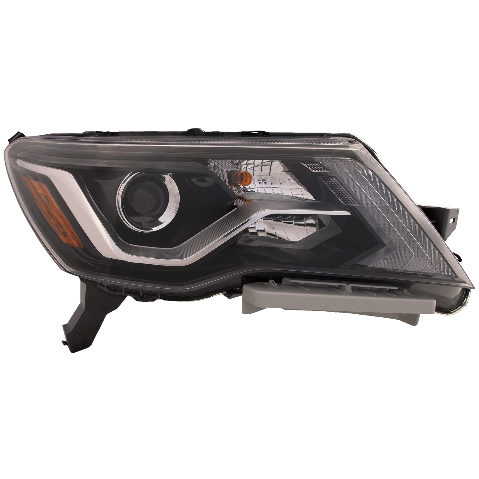 Right Passenger Side Headlight For 17-20 Nissan Pathfinder; CAPA Certified