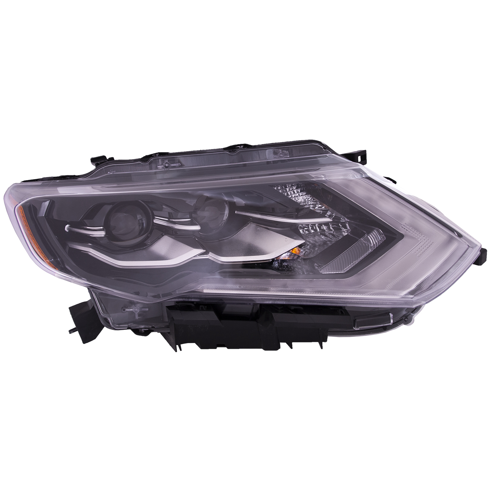 Right Passenger Side Headlight For 17-18 Nissan Rogue; CAPA Certified