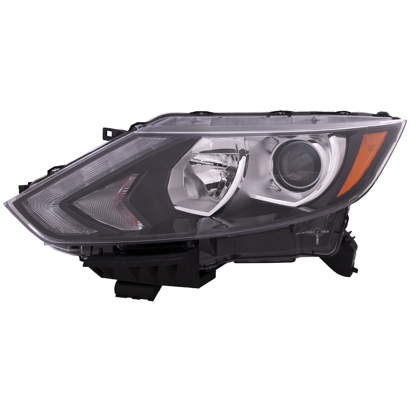 Left Driver Side Headlight For 17-19 Nissan Qashqai, 17-19 Nissan Rogue Sport; CAPA Certified
