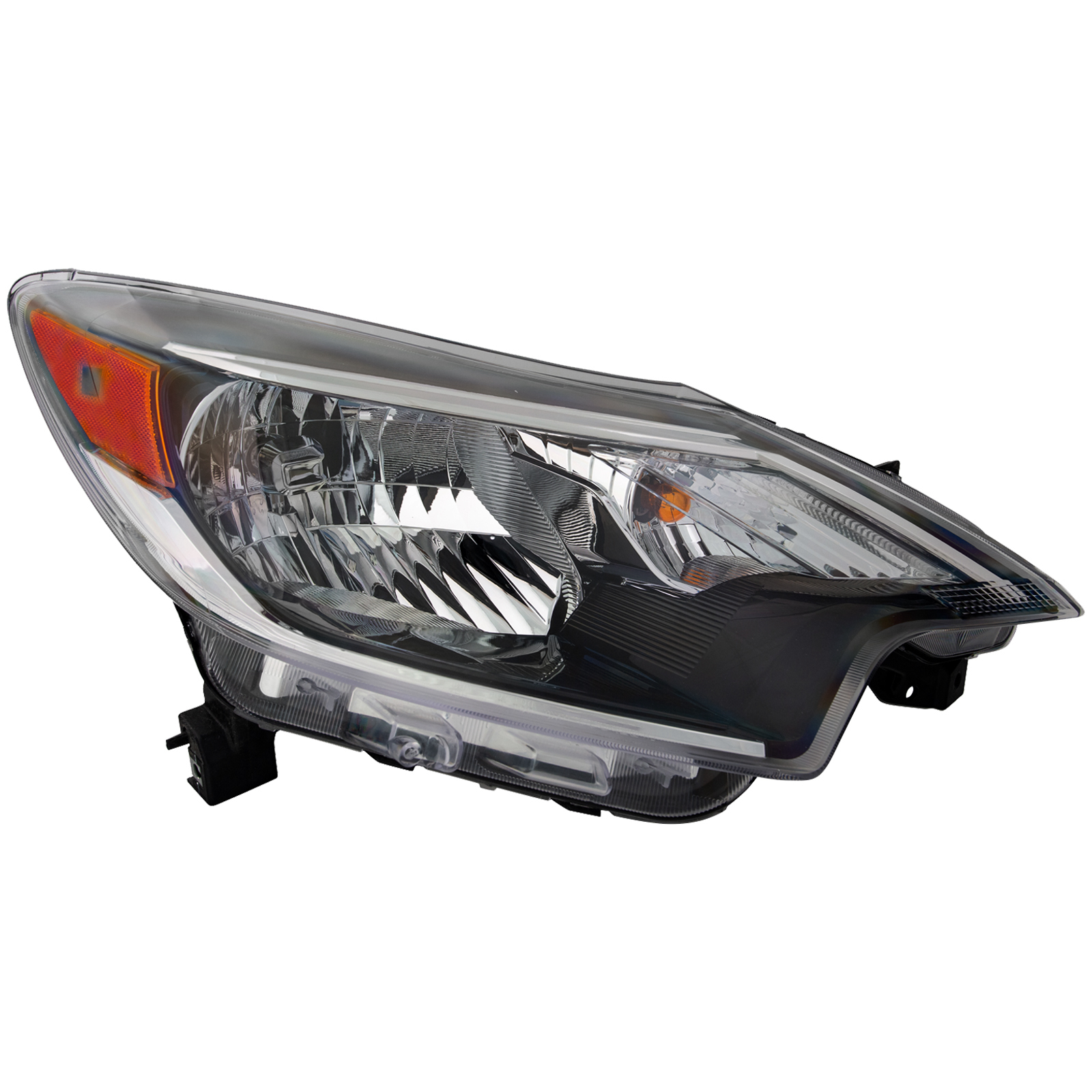 Right Passenger Side Headlight For 17-19 Nissan Versa Note; CAPA Certified