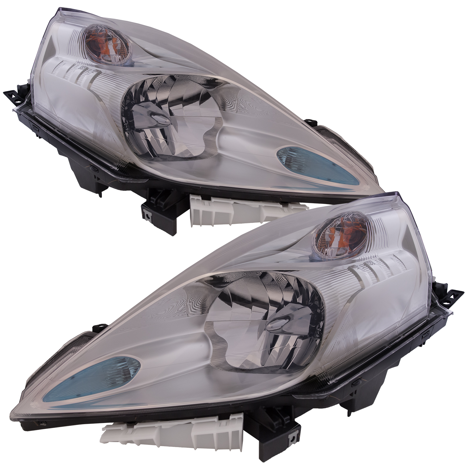 Headlight Set For 15-17 Nissan Leaf; CAPA Certified