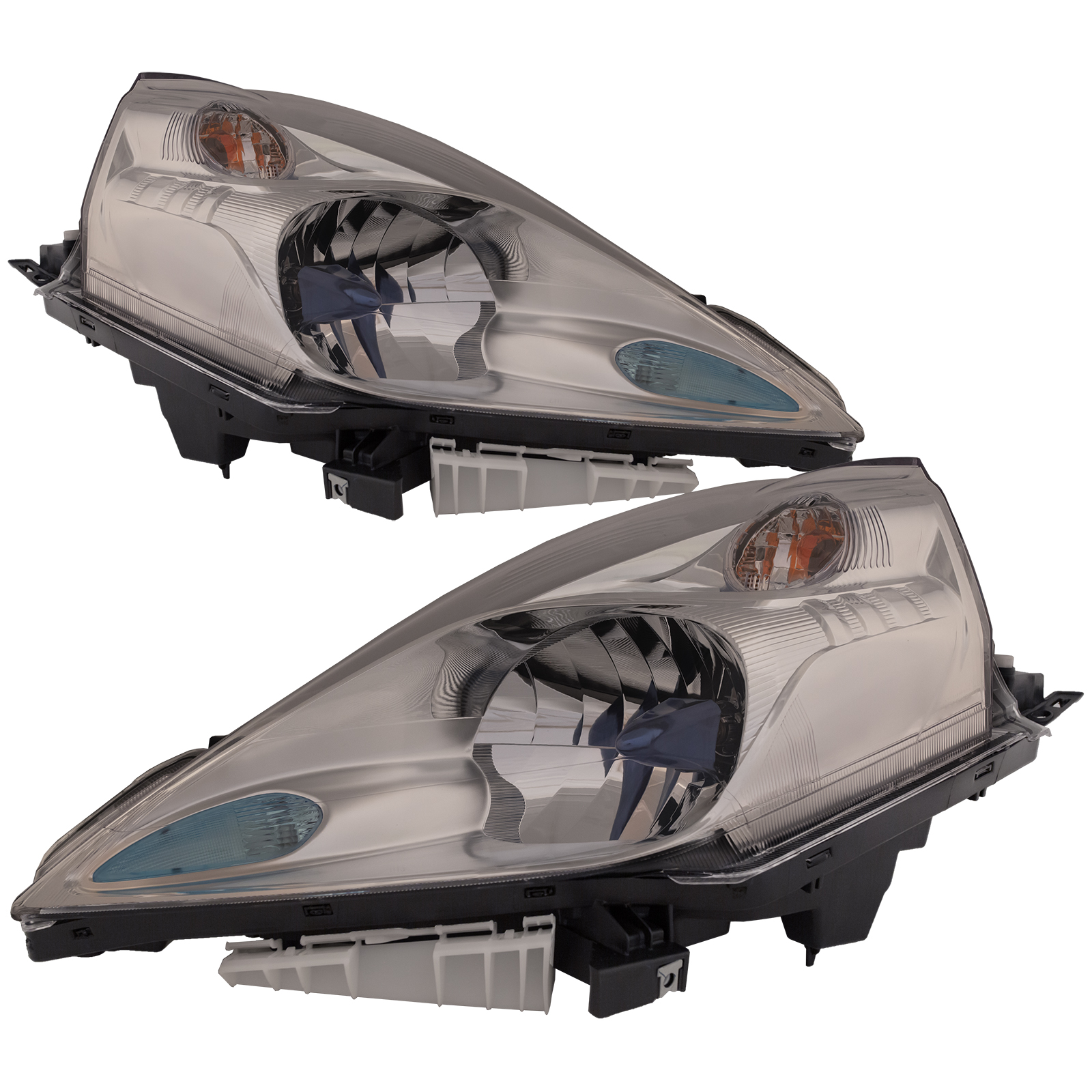 Headlight Set For 13-14 Nissan Leaf; CAPA Certified