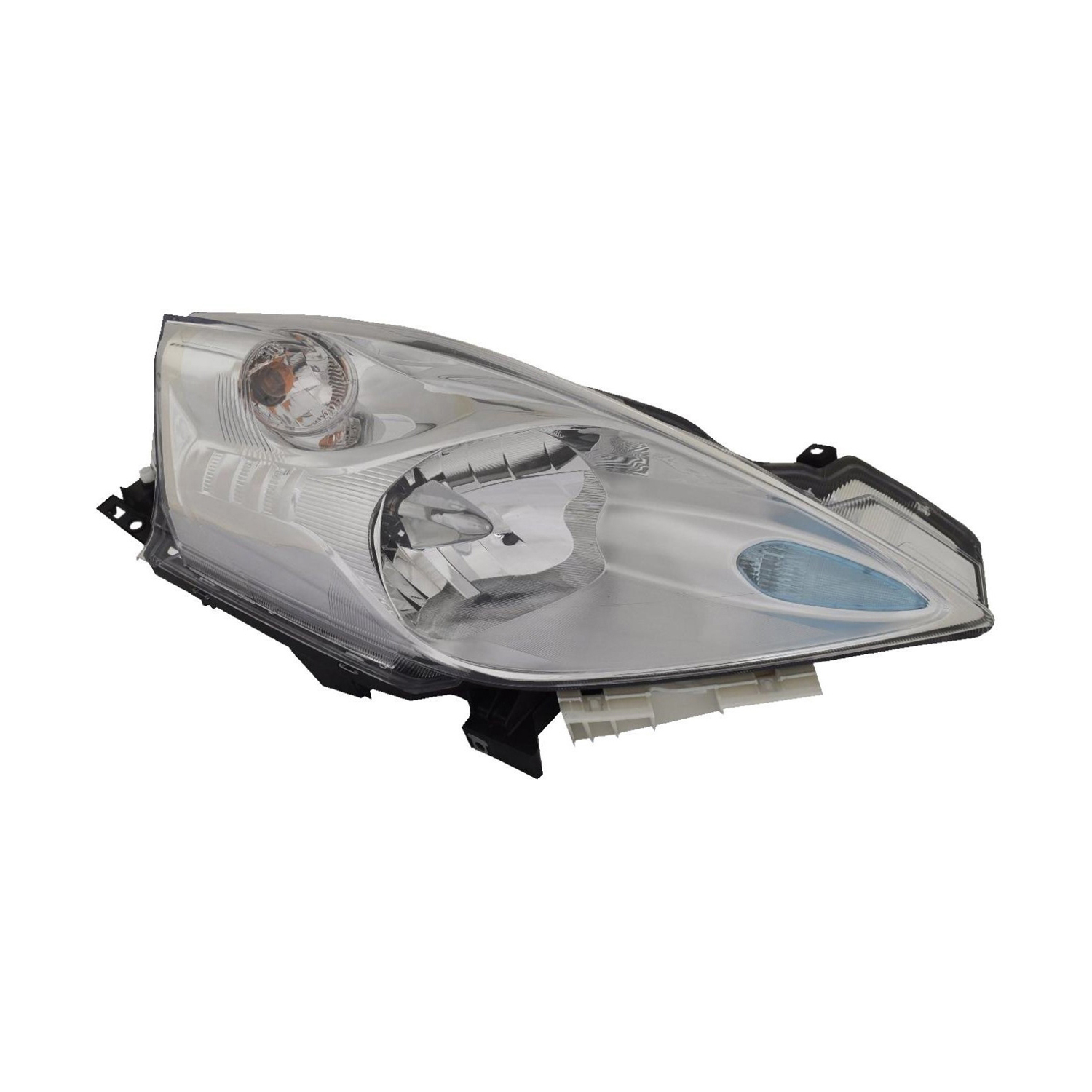Right Passenger Side Headlight For 15-17 Nissan Leaf; CAPA Certified