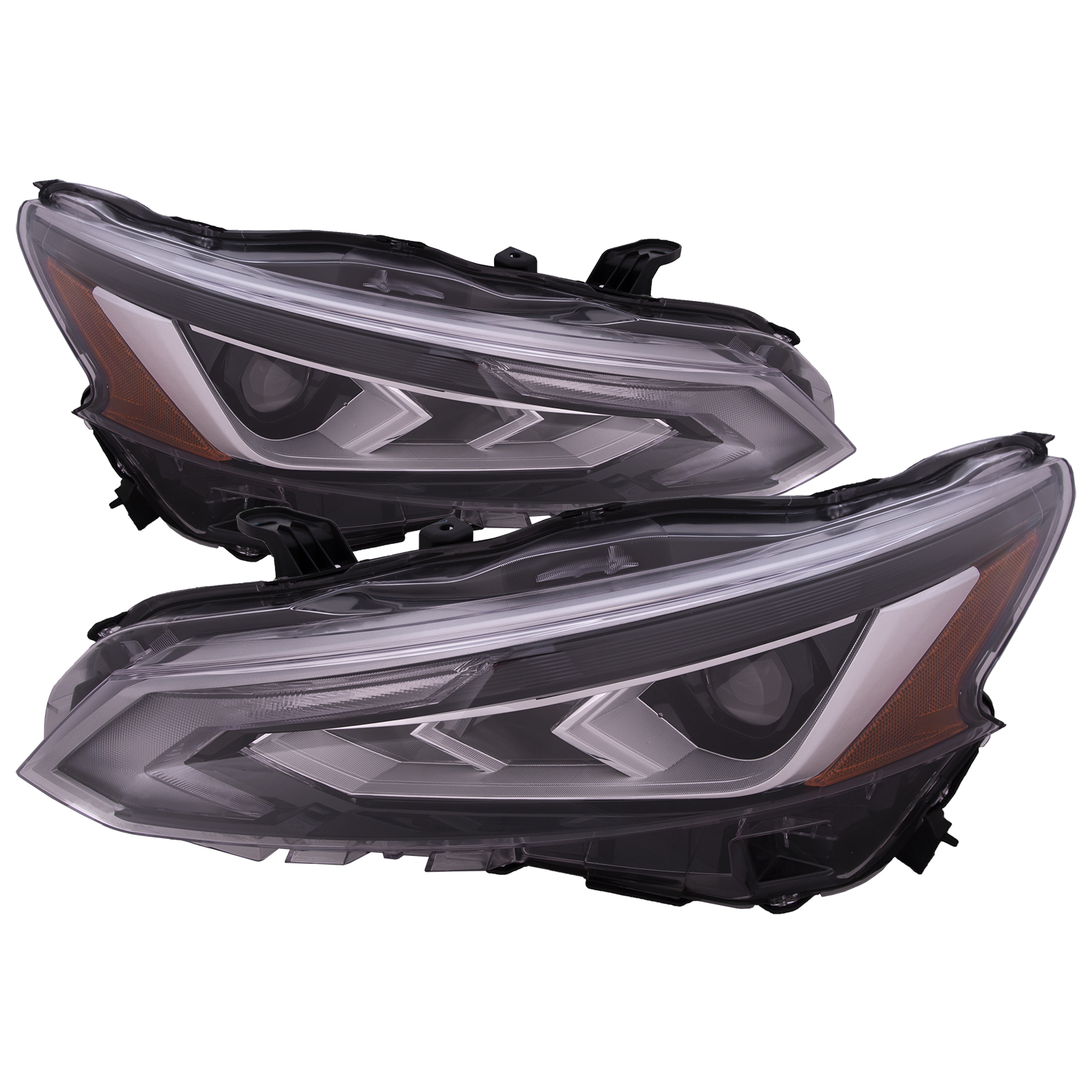 Headlight Set For 19-22 Nissan Altima; CAPA Certified