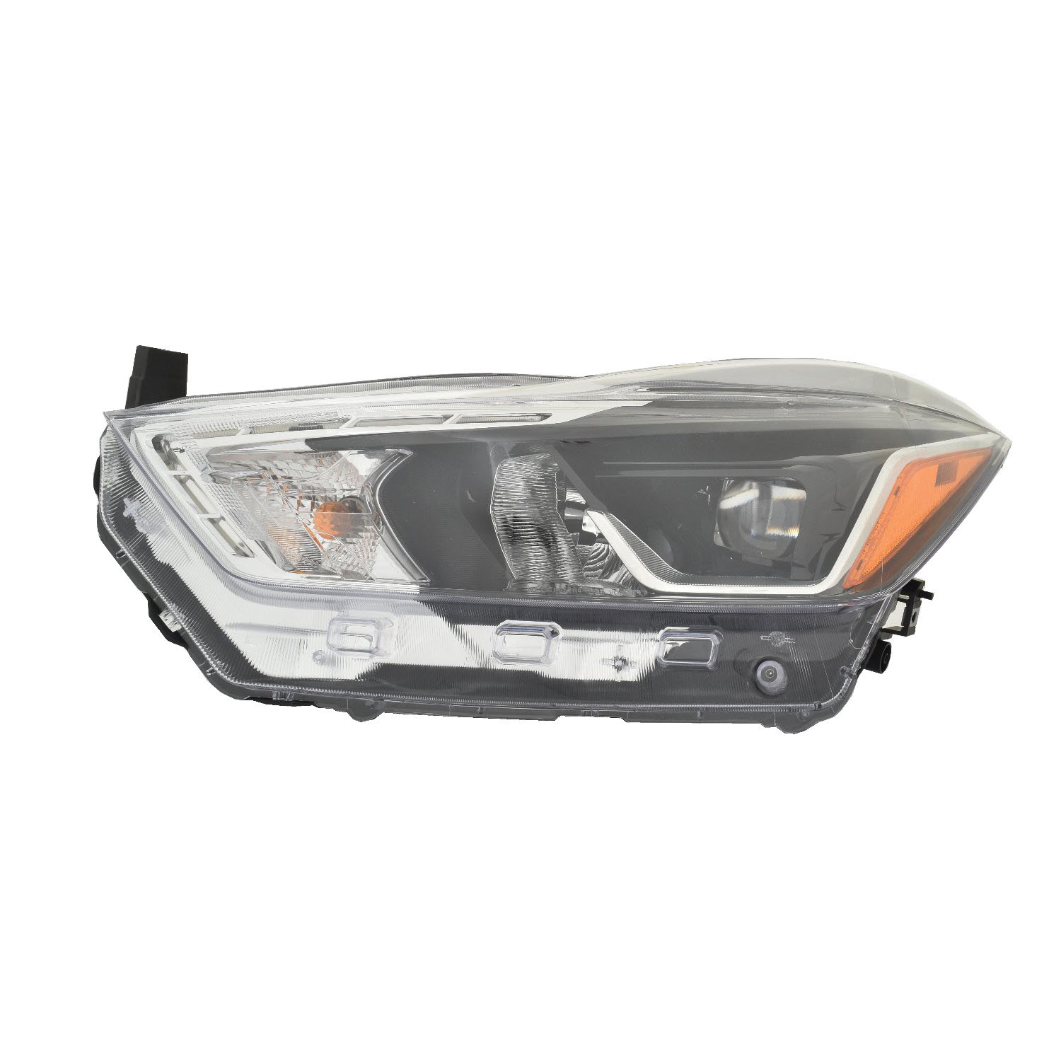 Left Driver Side Headlight For 18-20 Nissan Kicks; CAPA Certified