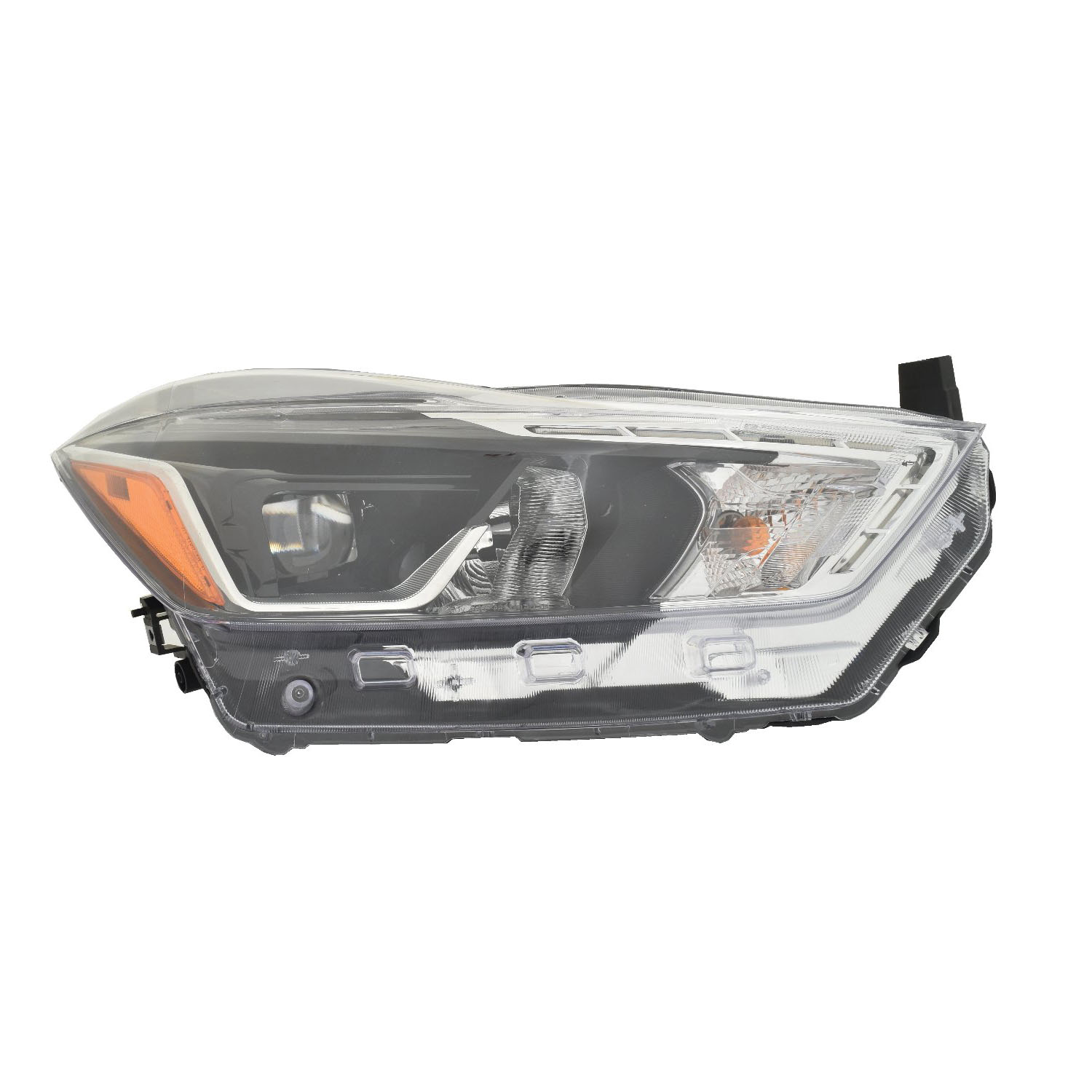 Right Passenger Side Headlight For 18-20 Nissan Kicks; CAPA Certified