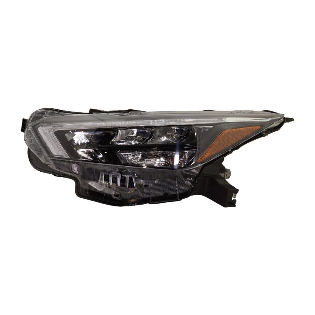 Left Driver Side Headlight For 20-25 Nissan Versa; CAPA Certified