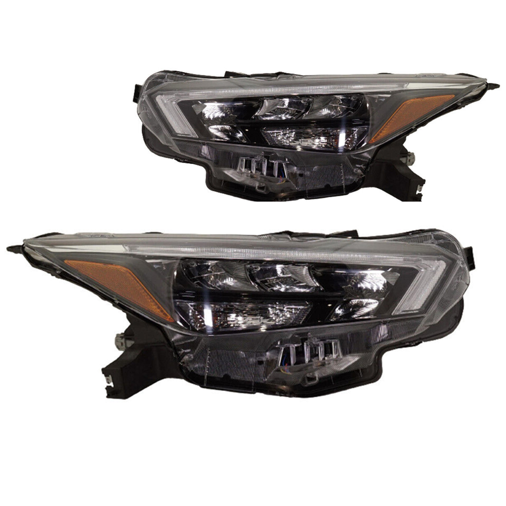 Headlight Set For 20-25 Nissan Versa; CAPA Certified