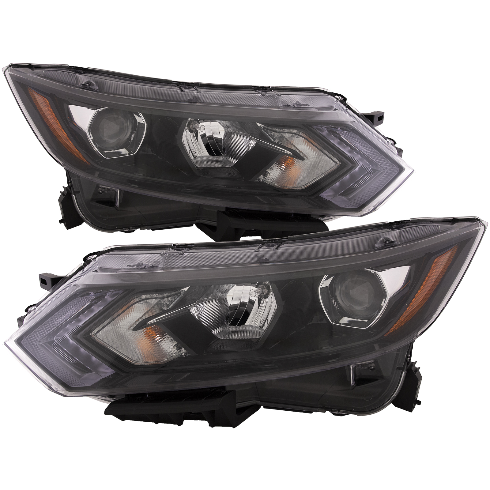 Headlight Set For 20-22 Nissan Rogue Sport; CAPA Certified