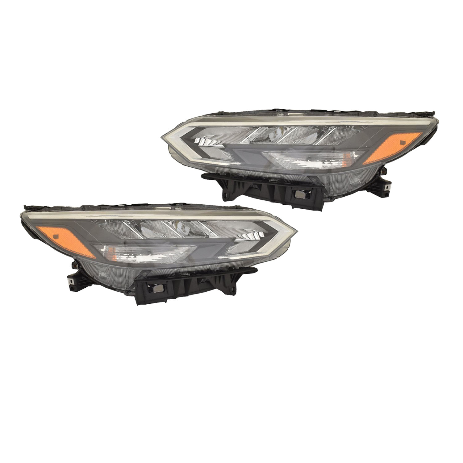 Headlight Set For 24-25 Nissan Sentra; CAPA Certified