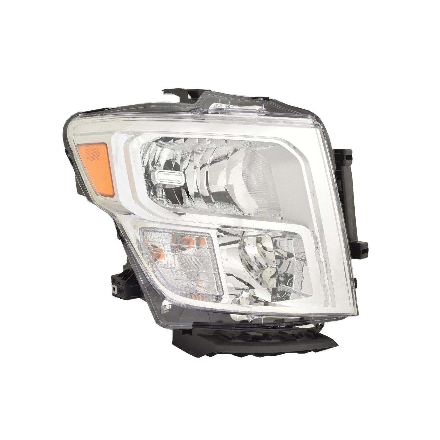 Right Passenger Side Headlight For 20-24 Nissan TITAN, 20-24 Nissan TITAN XD; CAPA Certified