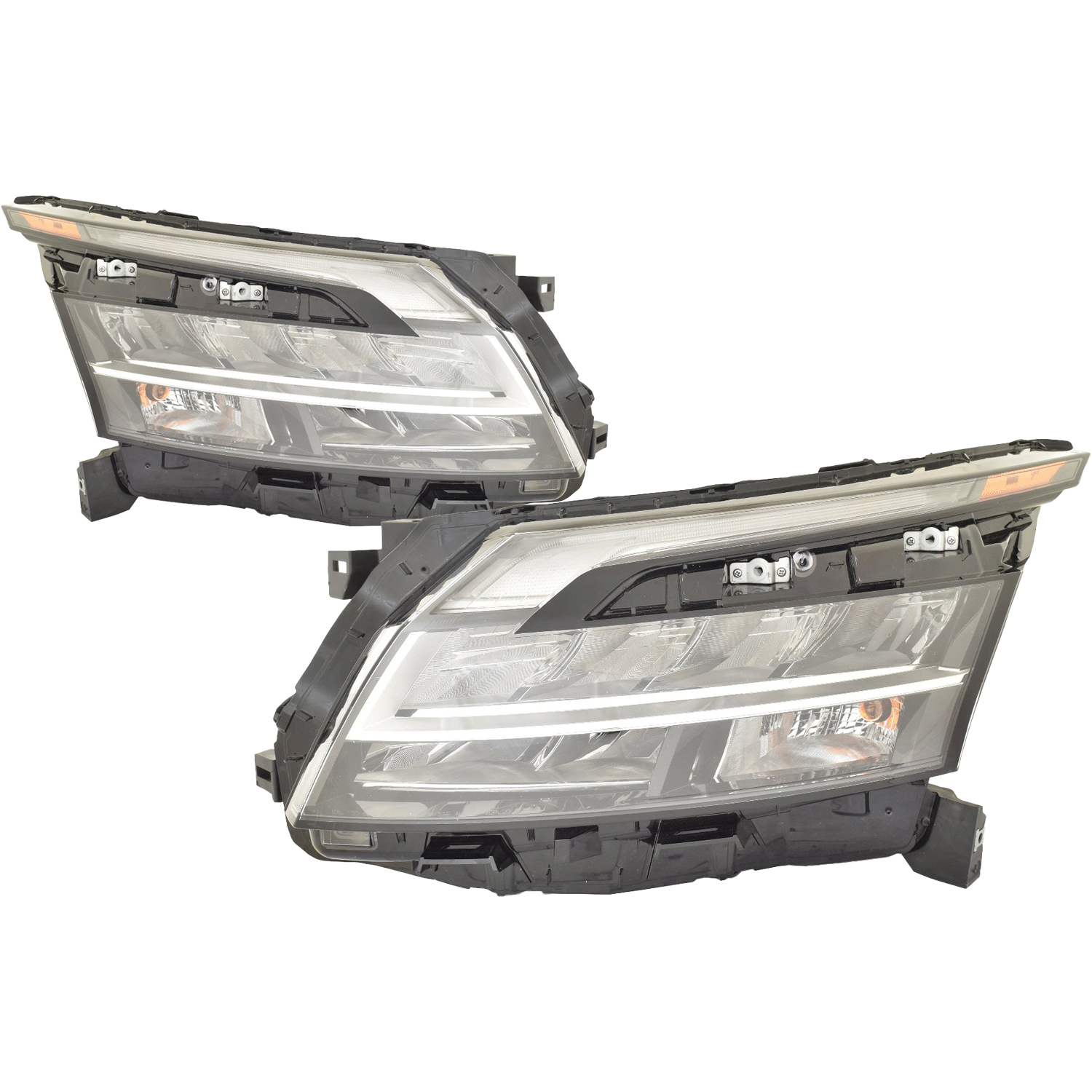 Headlight Set For 22-25 Nissan Pathfinder; CAPA Certified