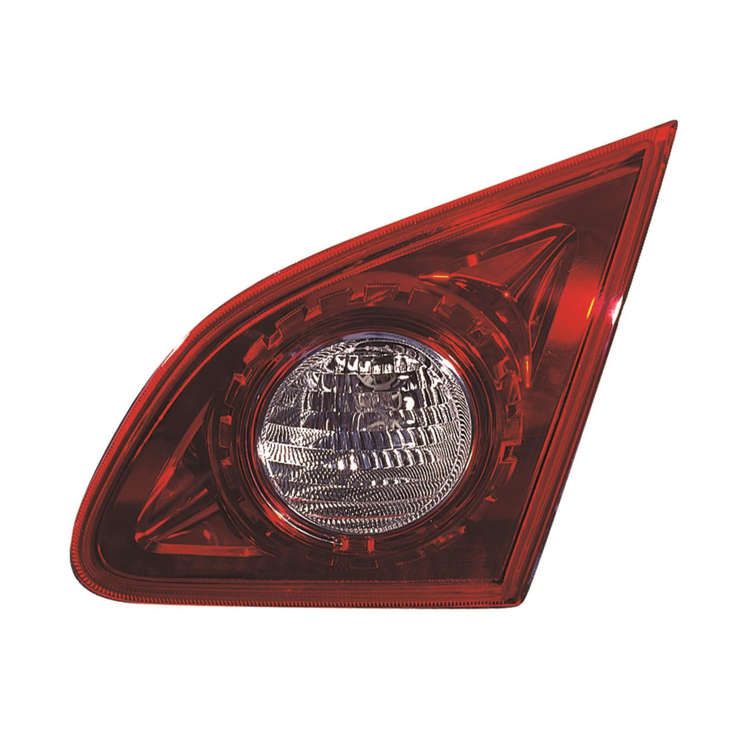 Left Driver Side Back Up Light For 08-13 Nissan Rogue, 14-15 Nissan Rogue Select; CAPA Certified