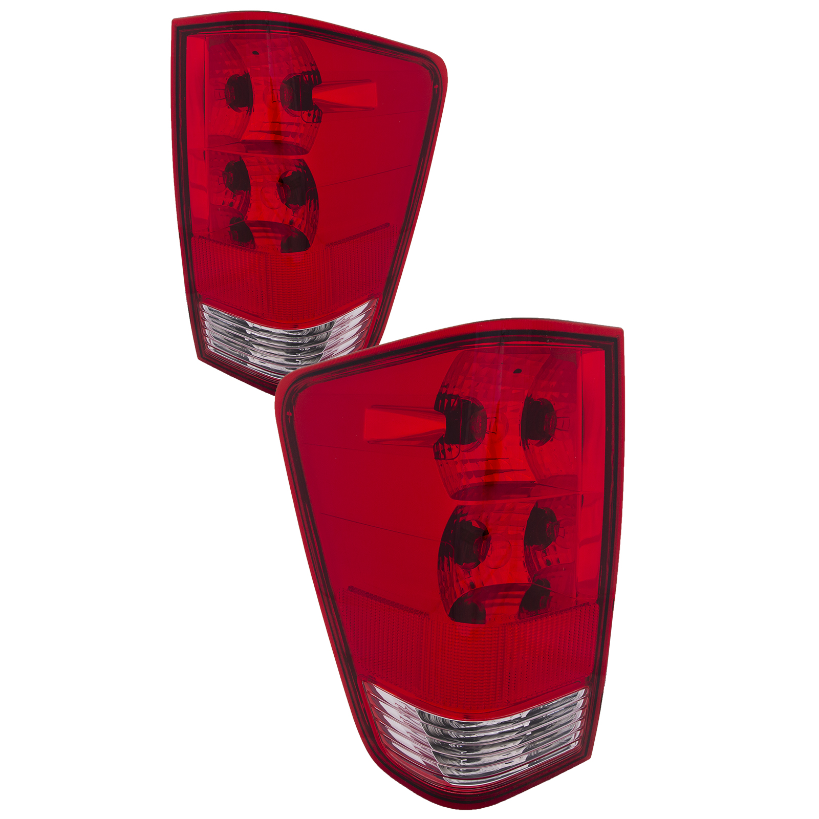 Tail Light Set For 04-15 Nissan Titan; CAPA Certified