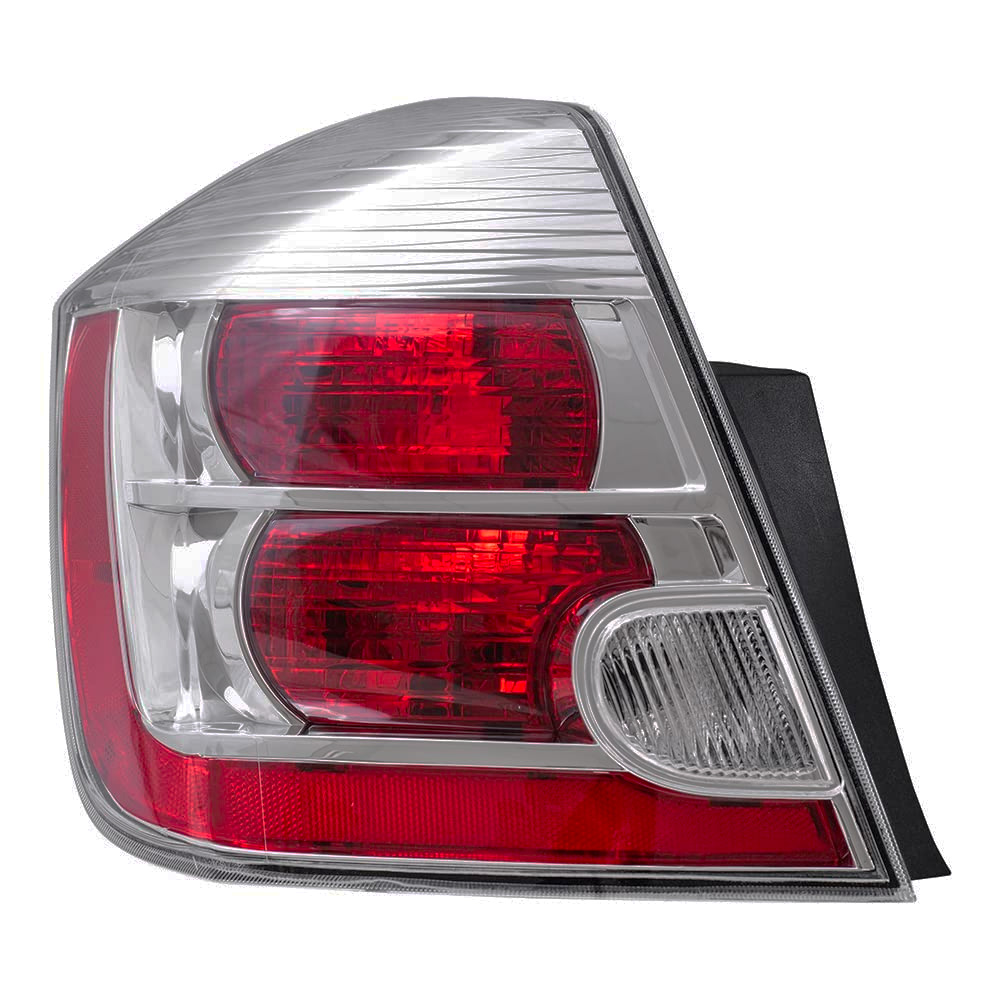 Left Driver Side Tail Light For 07-09 Nissan Sentra; CAPA Certified