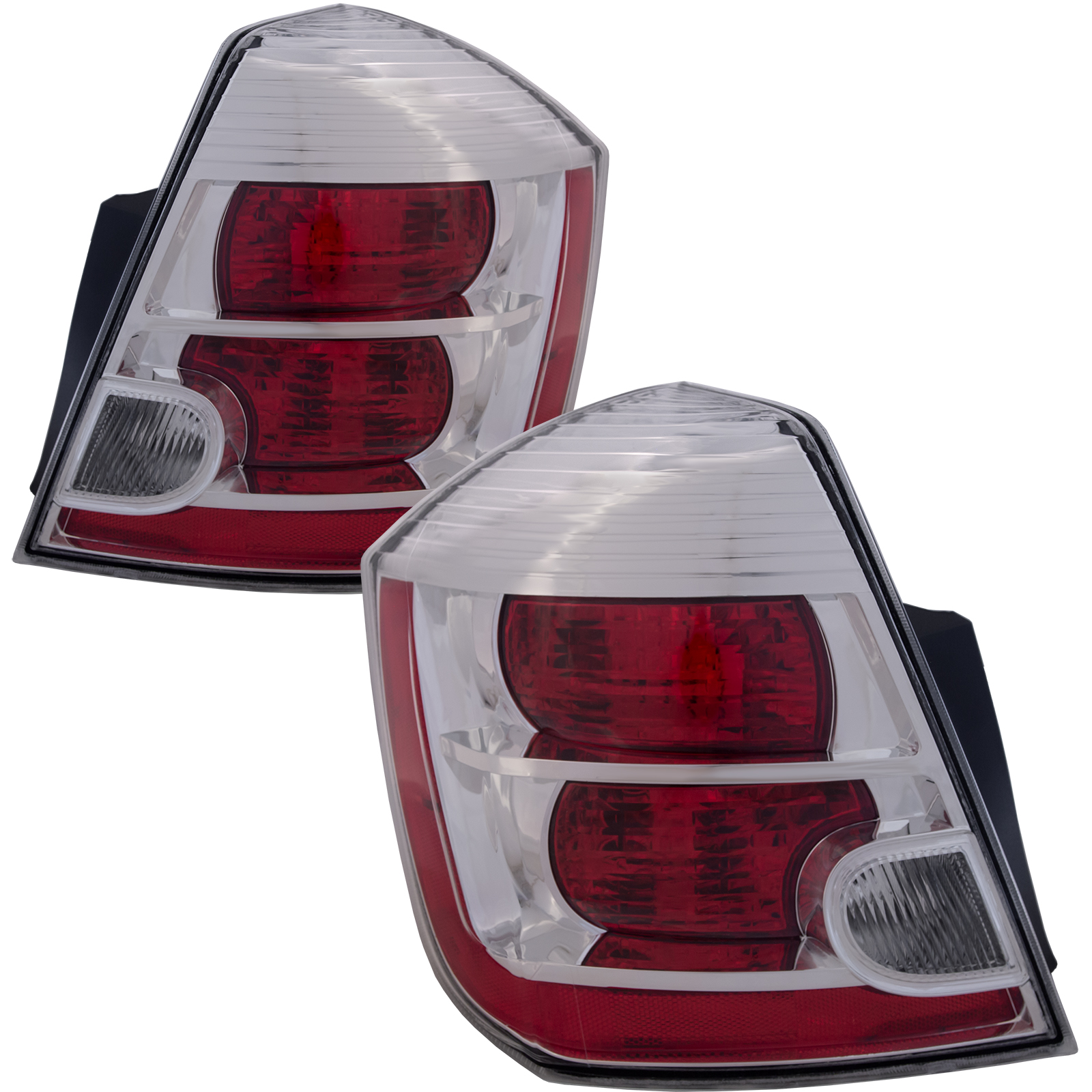 Tail Light Set For 07-09 Nissan Sentra; CAPA Certified