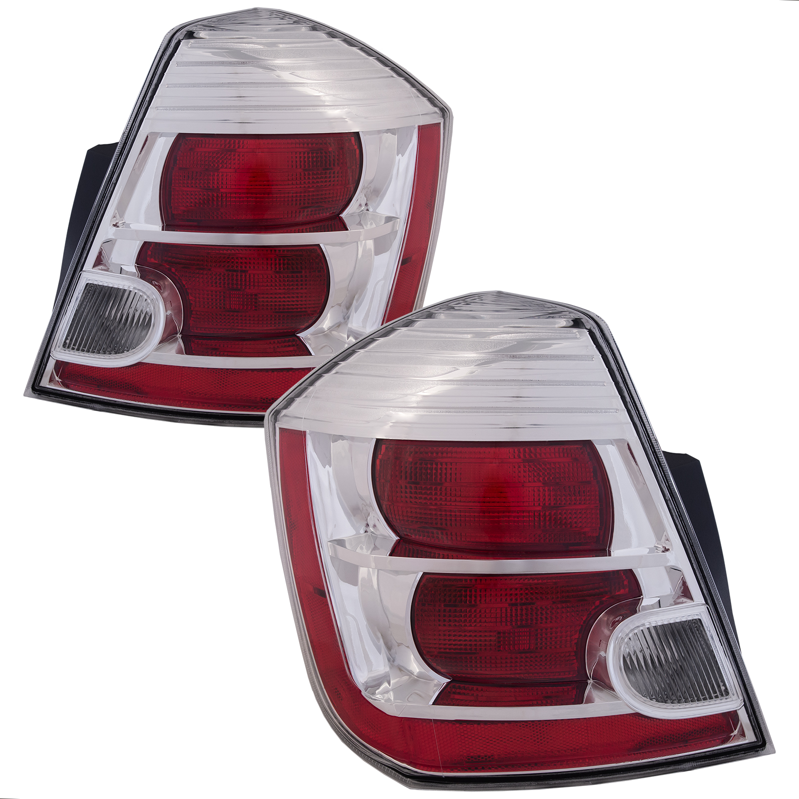 Tail Light Set For 10-12 Nissan Sentra; CAPA Certified