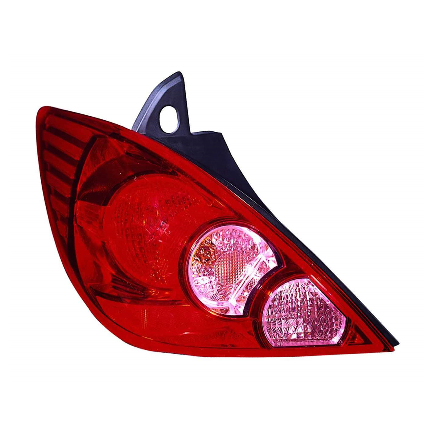 Left Driver Side Tail Light For 07-12 Nissan Versa; CAPA Certified