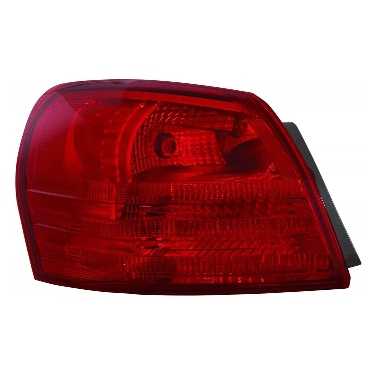 Left Driver Side Tail Light For 08-13 Nissan Rogue, 14-15 Nissan Rogue Select; CAPA Certified