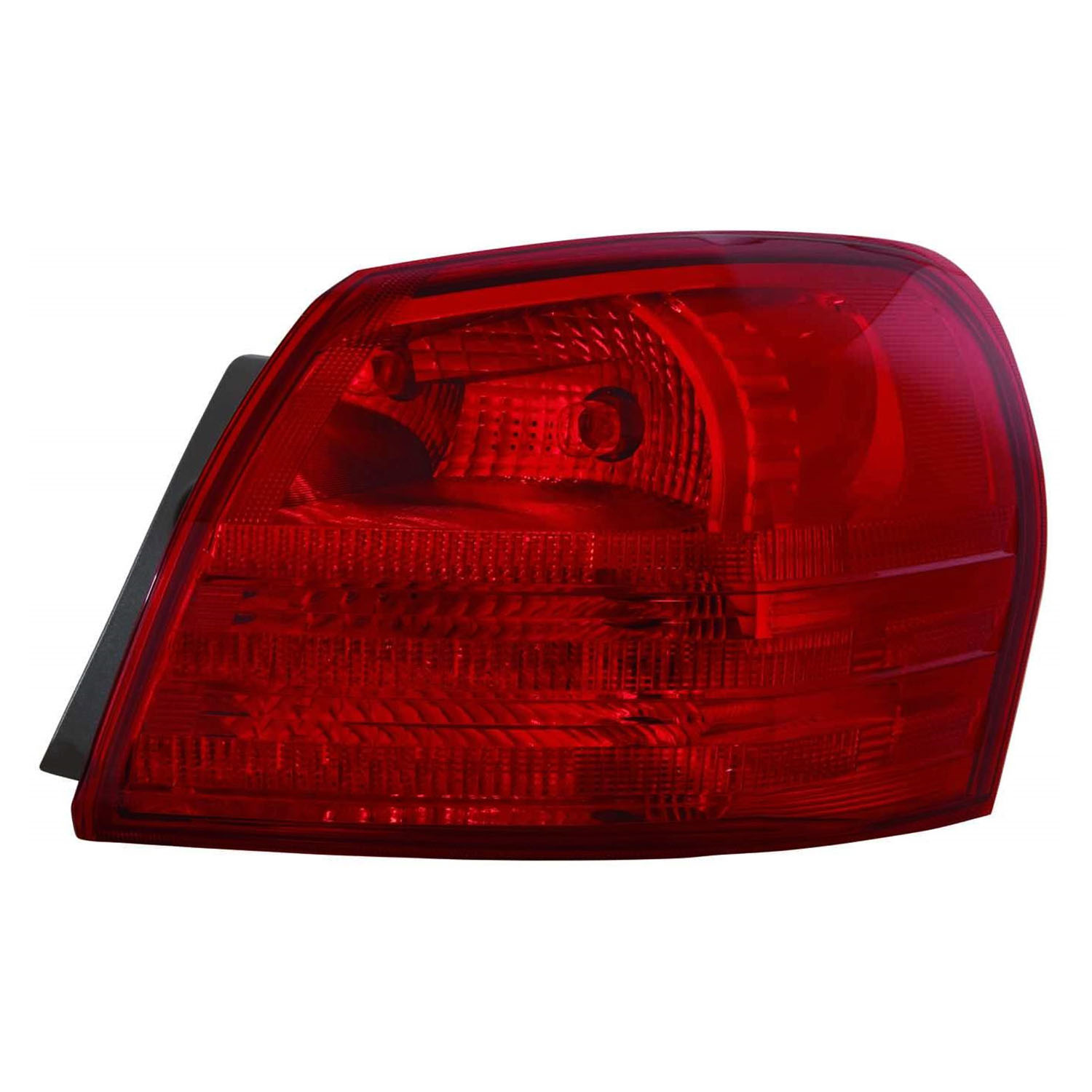 Right Passenger Side Tail Light For 08-13 Nissan Rogue, 14-15 Nissan Rogue Select; CAPA Certified