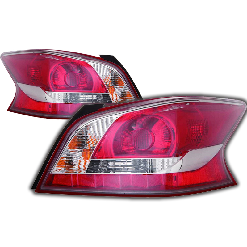 Tail Light Set For 14-15 Nissan Altima; CAPA Certified