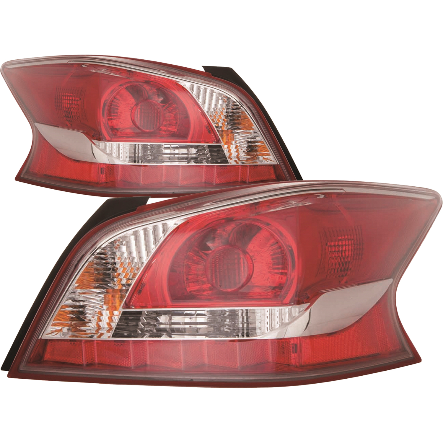 Tail Light Set For 13-14 Nissan Altima; CAPA Certified