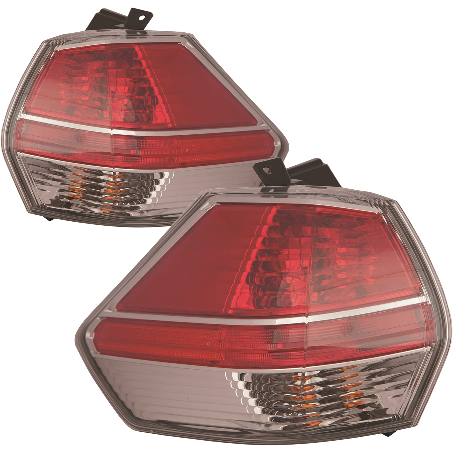 Tail Light Set For 14-16 Nissan Rogue; CAPA Certified
