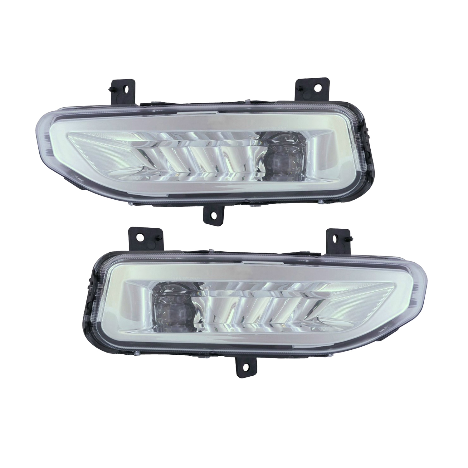 Fog Light Set For 22-24 Nissan Frontier, 20-23 Nissan Sentra, 20-24 Nissan Titan, 20-24 Nissan Titan XD; CAPA Certified