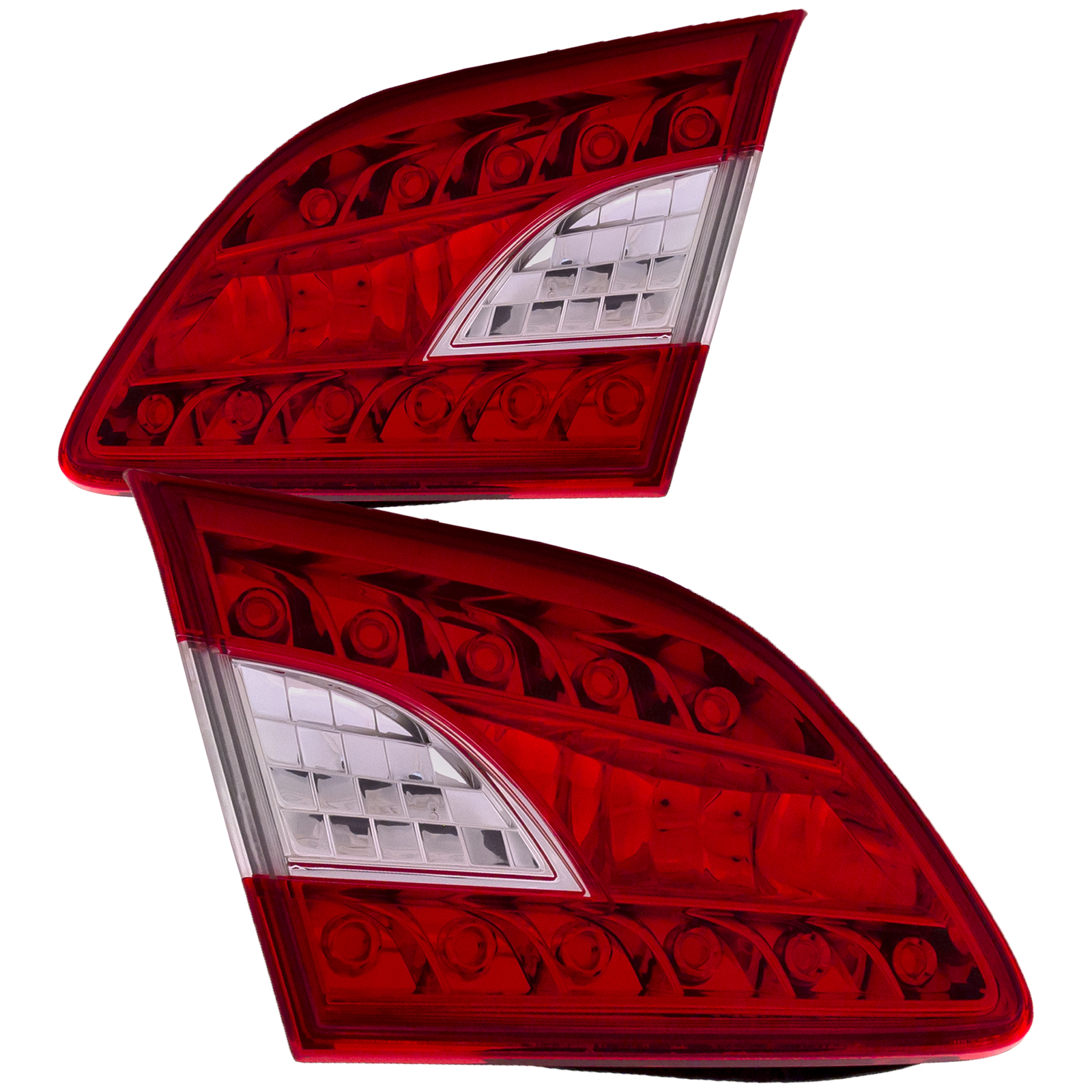 Reflector Set For 13-15 Nissan Sentra; CAPA Certified