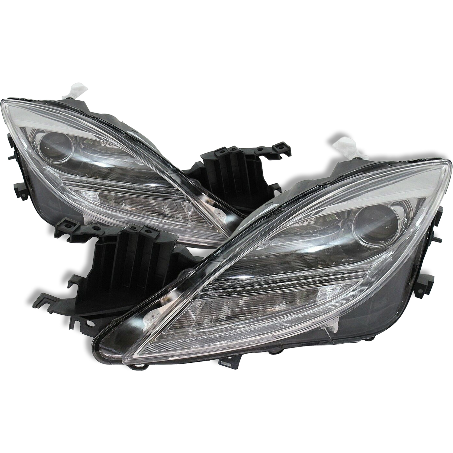 Headlight Set For 09-10 Mazda 6; CAPA Certified